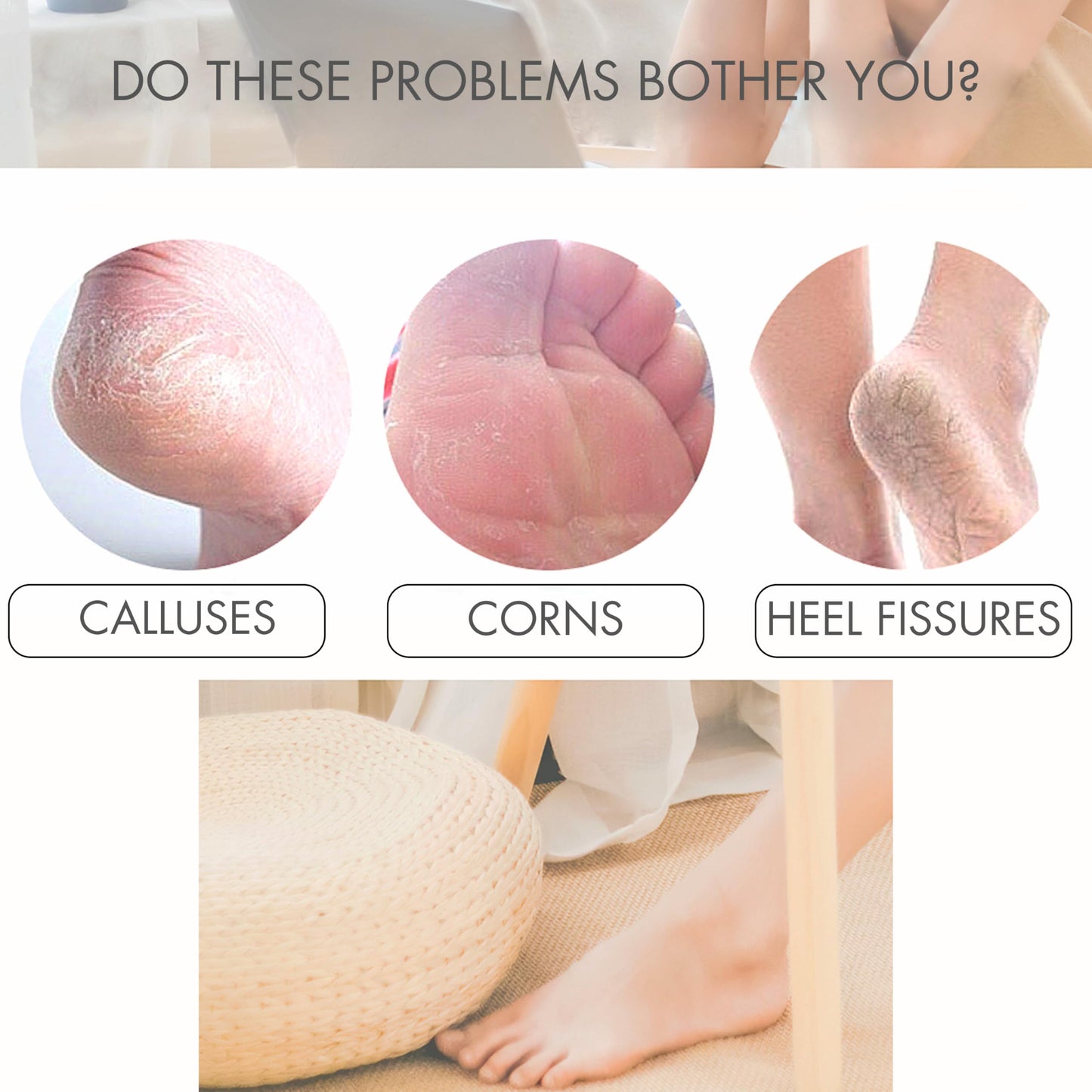 Nano Glass Foot File Callus Remover – Gentle Pedicure Tool for Hard Skin, Cracked Heels & Dead Skin – Reusable Heel Scrubber with Protective Case for Smooth Feet