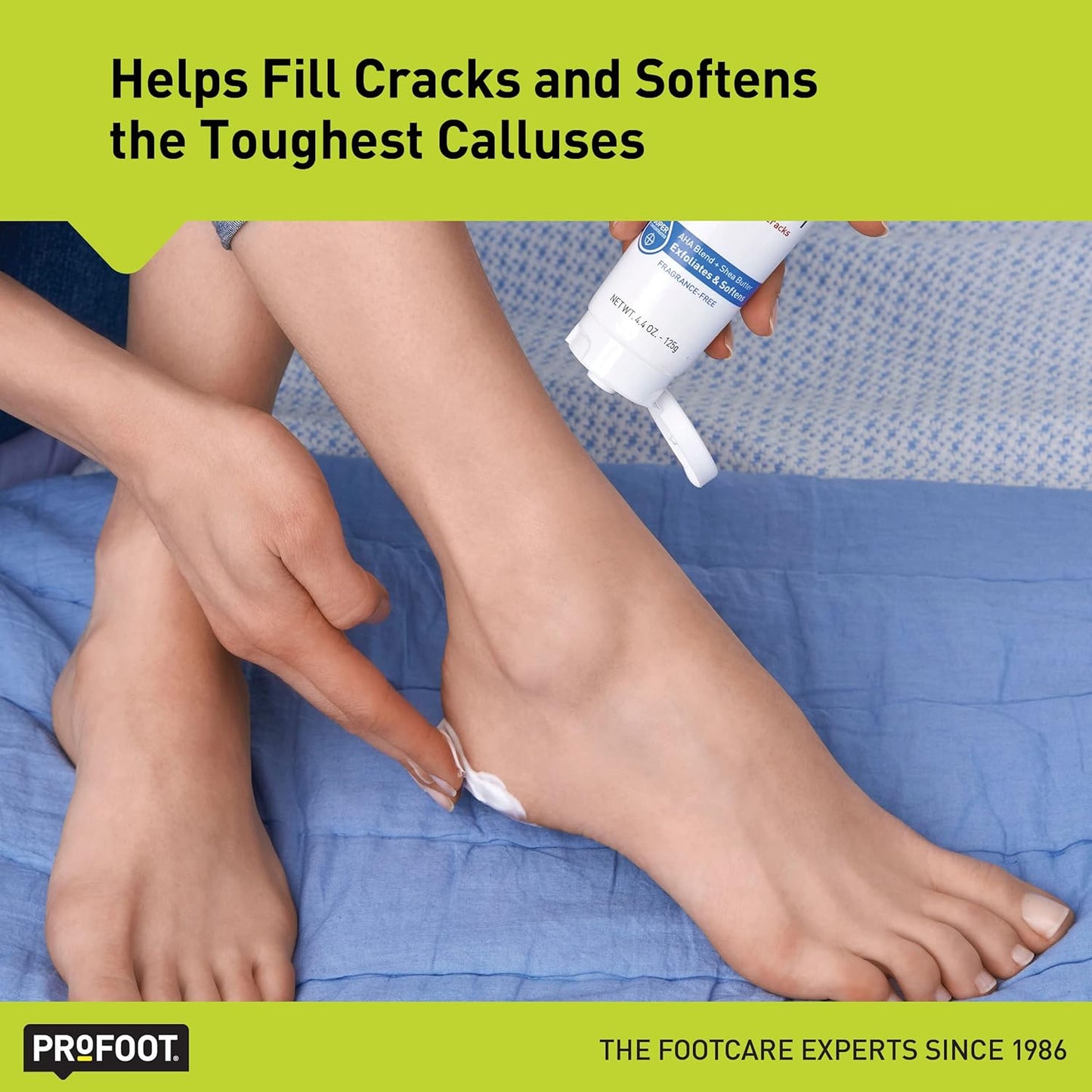 Heel Rescue Foot Cream - AHA & Shea Butter for Cracked Heels | Moisturizes & Exfoliates, 4.4 oz (Pack of 3)