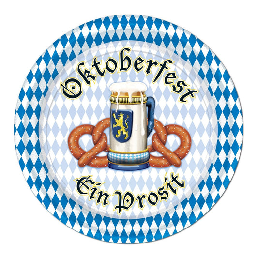 Beistle Oktoberfest Plates 7"