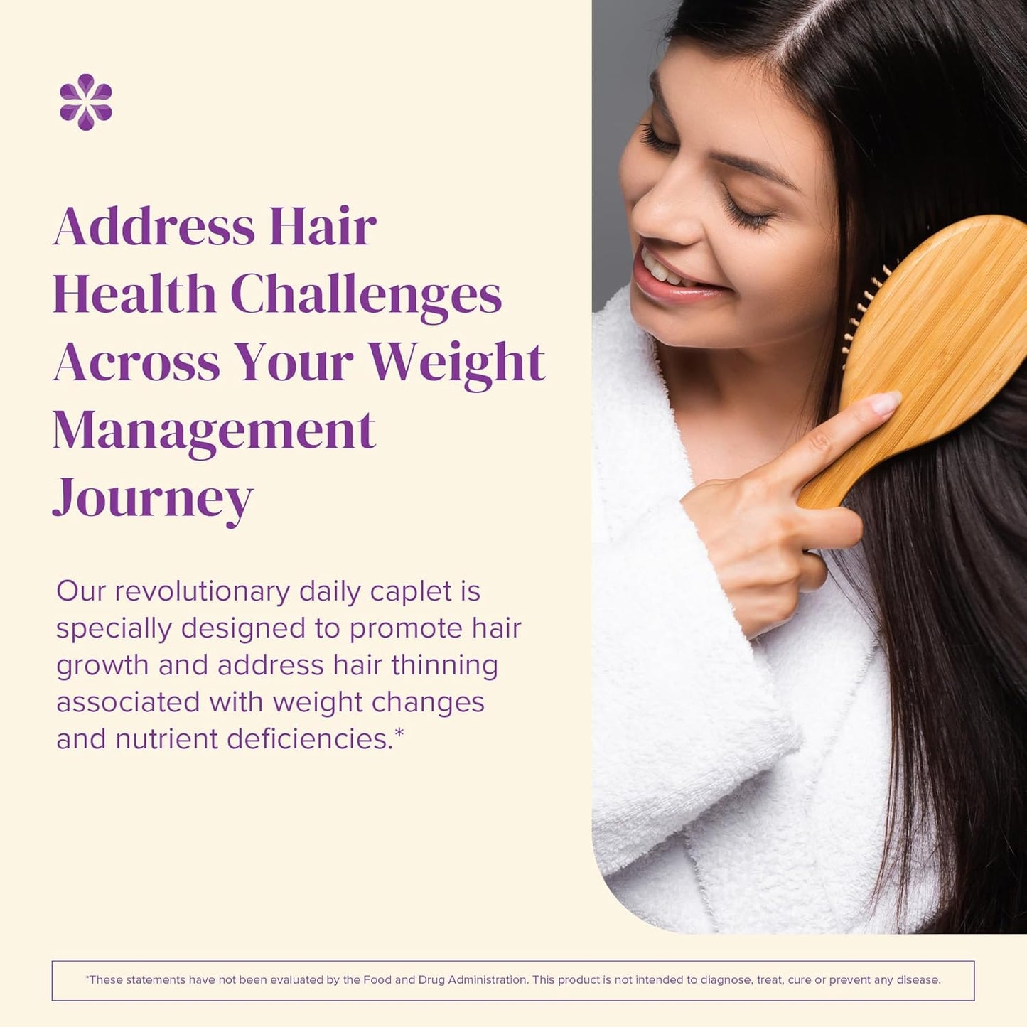 BariMelts Hair Health+ | Hair Growth Supplement for Thinning Hair - Clinically Studied AnaGain™ Nu & Keratin - 1-Month Supply