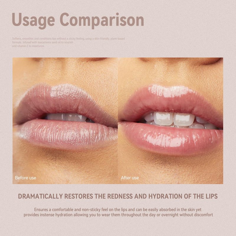 Moisturizing Overnight Lip Mask Vitamin E Lip Butter Repair Sleeping Lip Balm For Hydrated, Full Looking & Irresistible Lips(0.2 Fl Oz),Mojito