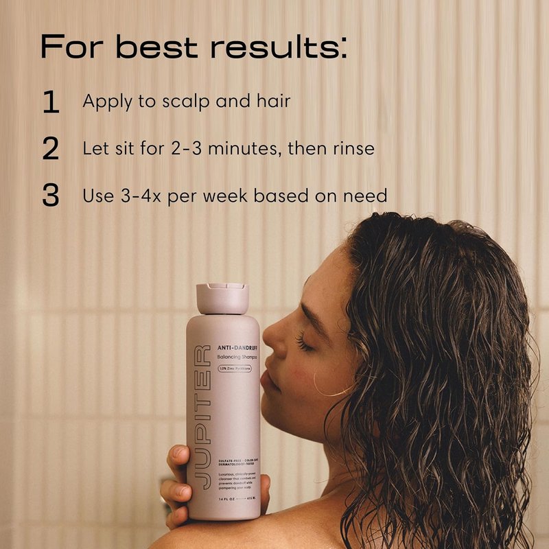 Jupiter Scalp Serum - Soothing Anti-Dandruff Treatment for Flaky, Oily & Dry Scalp | Color-Safe, Sulfate-Free, Paraben-Free