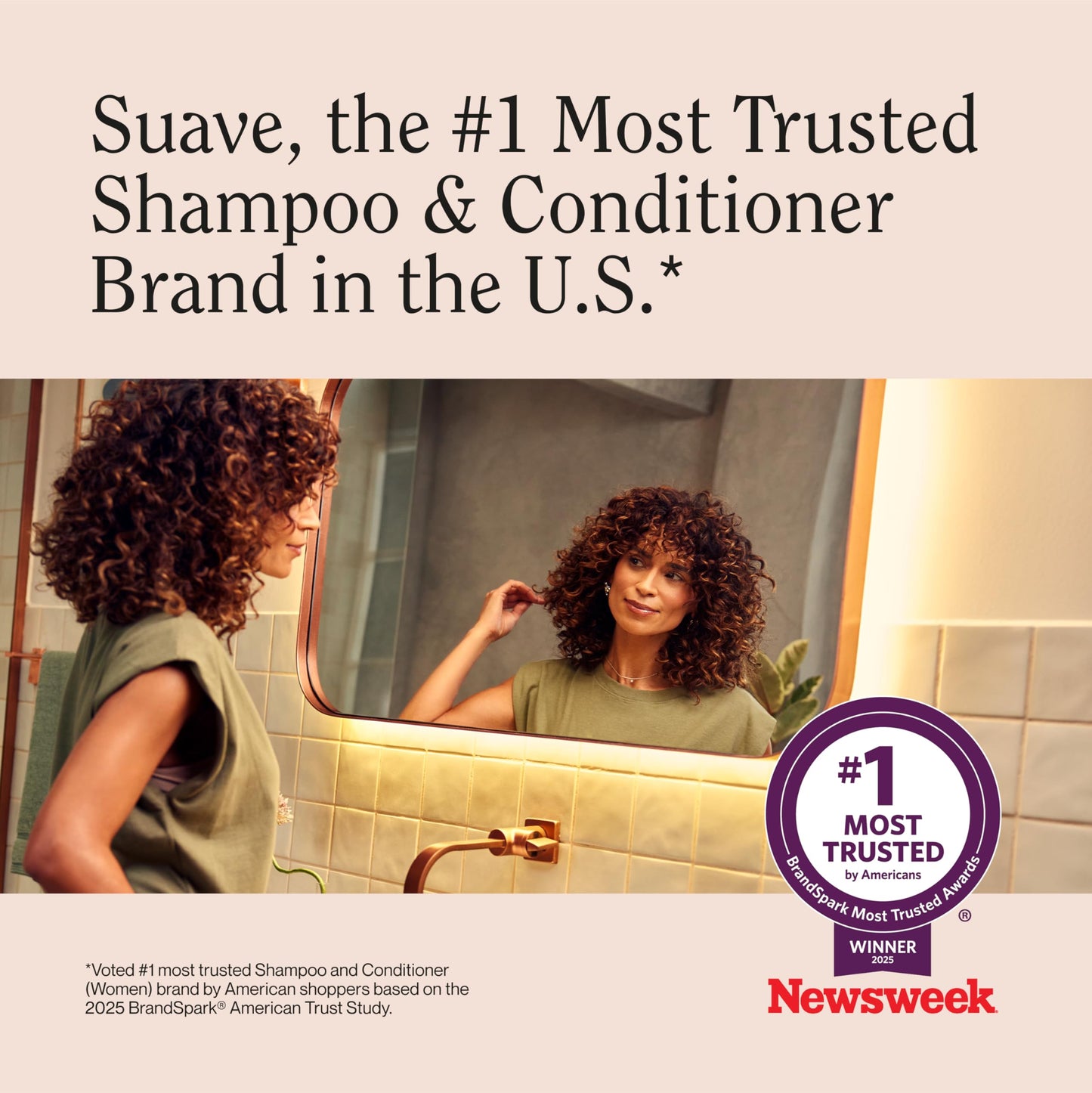 Suave Invigorating Shampoo with Rosemary & Mint, Refreshing & Replenishing Care for Healthy-Looking Hair, No Parabens, Phthalates, or Dyes,12.6 FL OZ Bottle