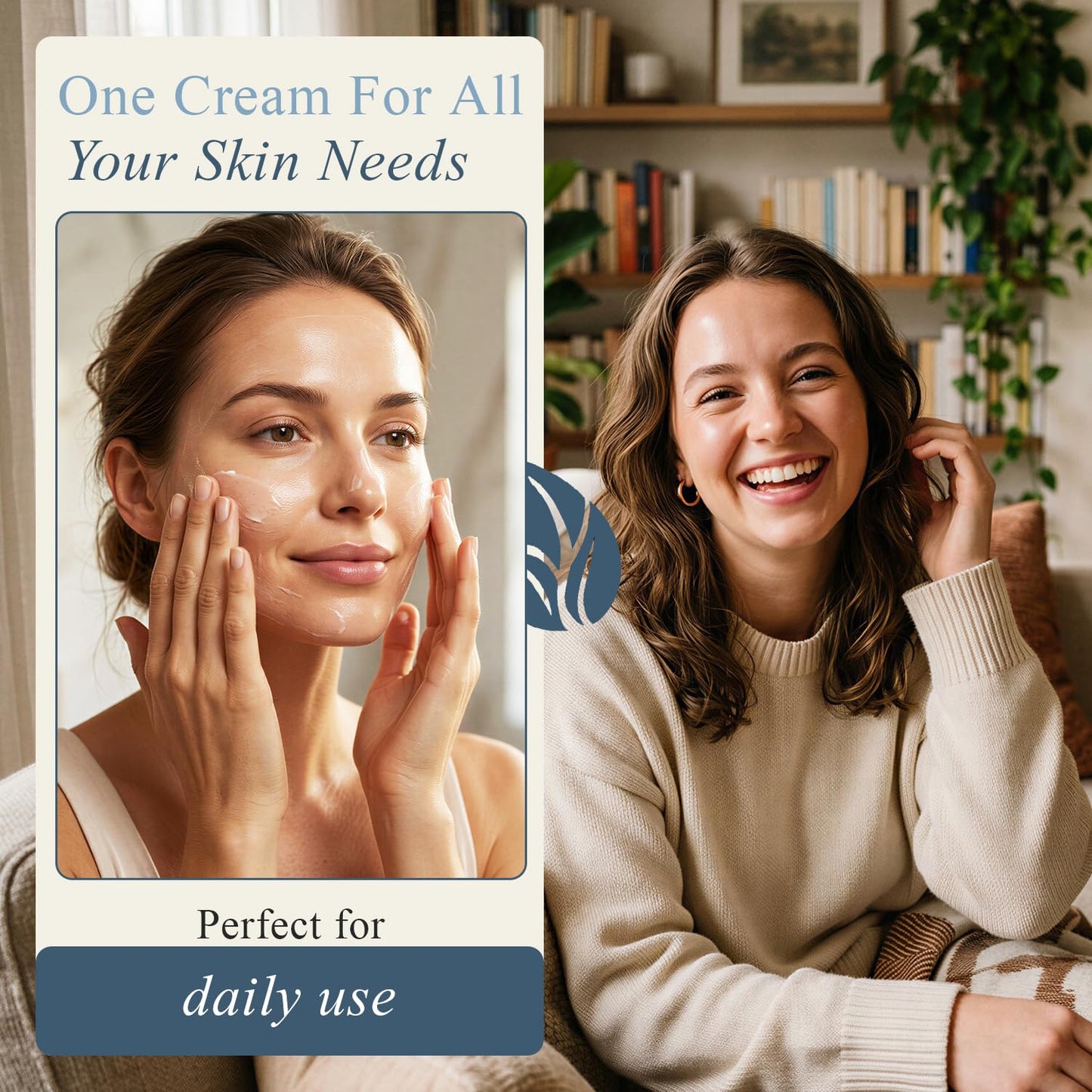 M.D. Blend Day & Night Face Moisturizer with Matrixyl 3000, Hydrating, 1 Oz