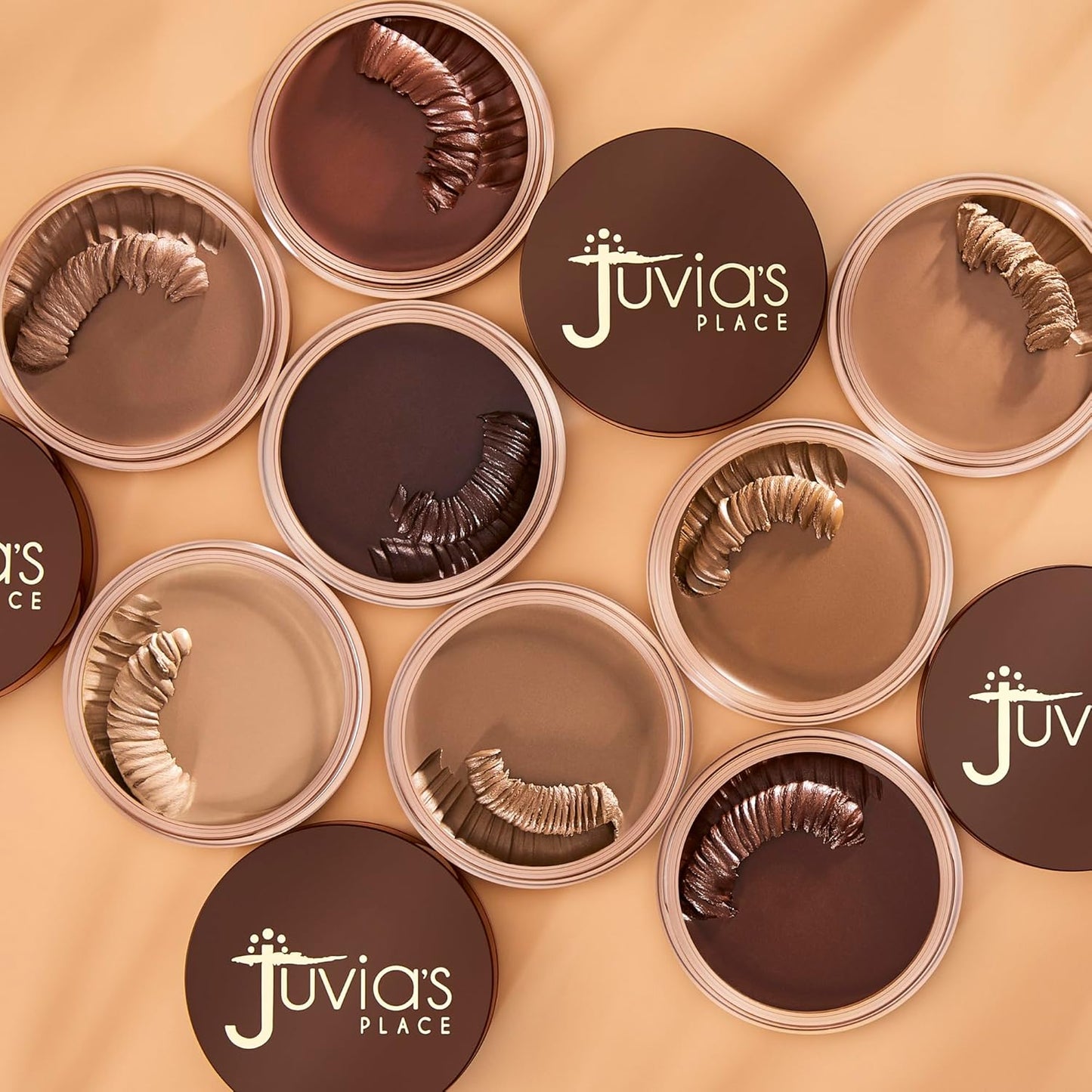 Juvia's Place Bronzed Cream Bronzer - Caramel | Buildable & Blendable Matte Contour for Sun-Kissed Glow