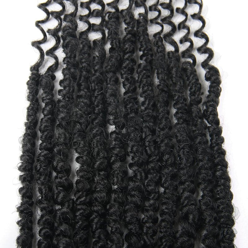 Passion Twist Crochet Hair - 14 Inch Pre-Looped Braids | Bohemian Spring Twist Extensions for Women