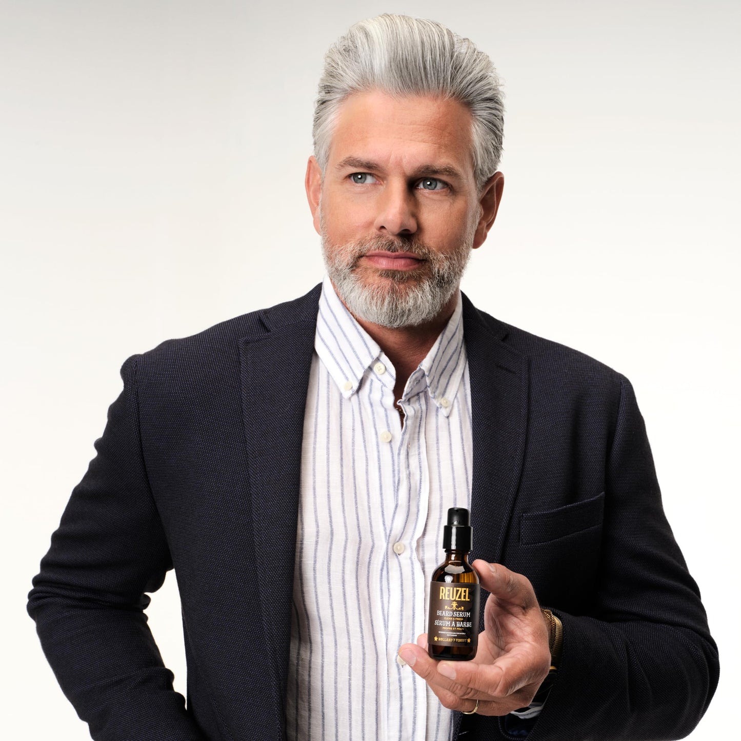 REUZEL Clean & Fresh Beard Serum, Hydrating, Non-Comedogenic, Natural, Non-Greasy Finish, Light Citrus Mint Scent, For All Skin Types, 2 oz