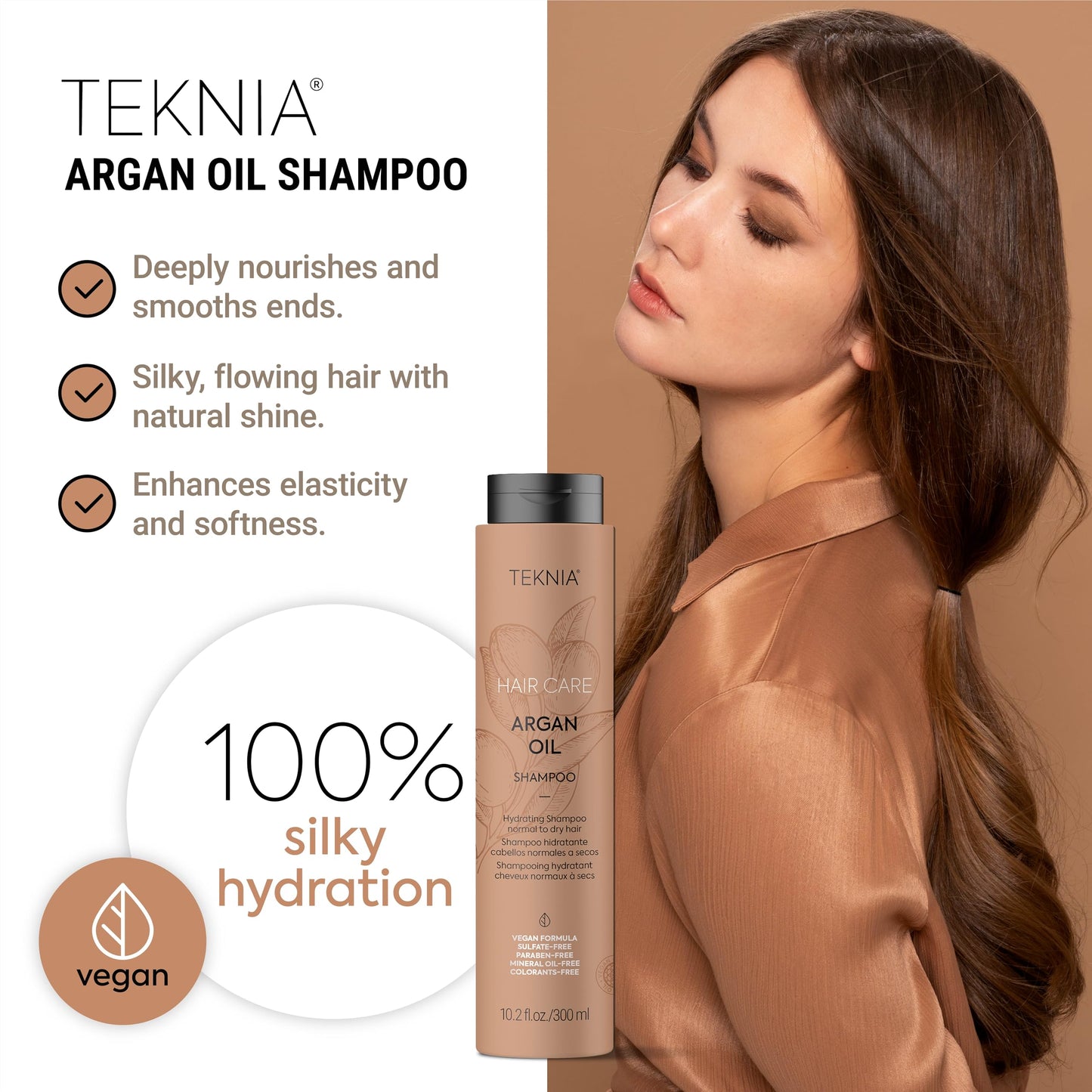 LAKMÉ Teknia Argan Oil Shampoo, 10.2 fl oz