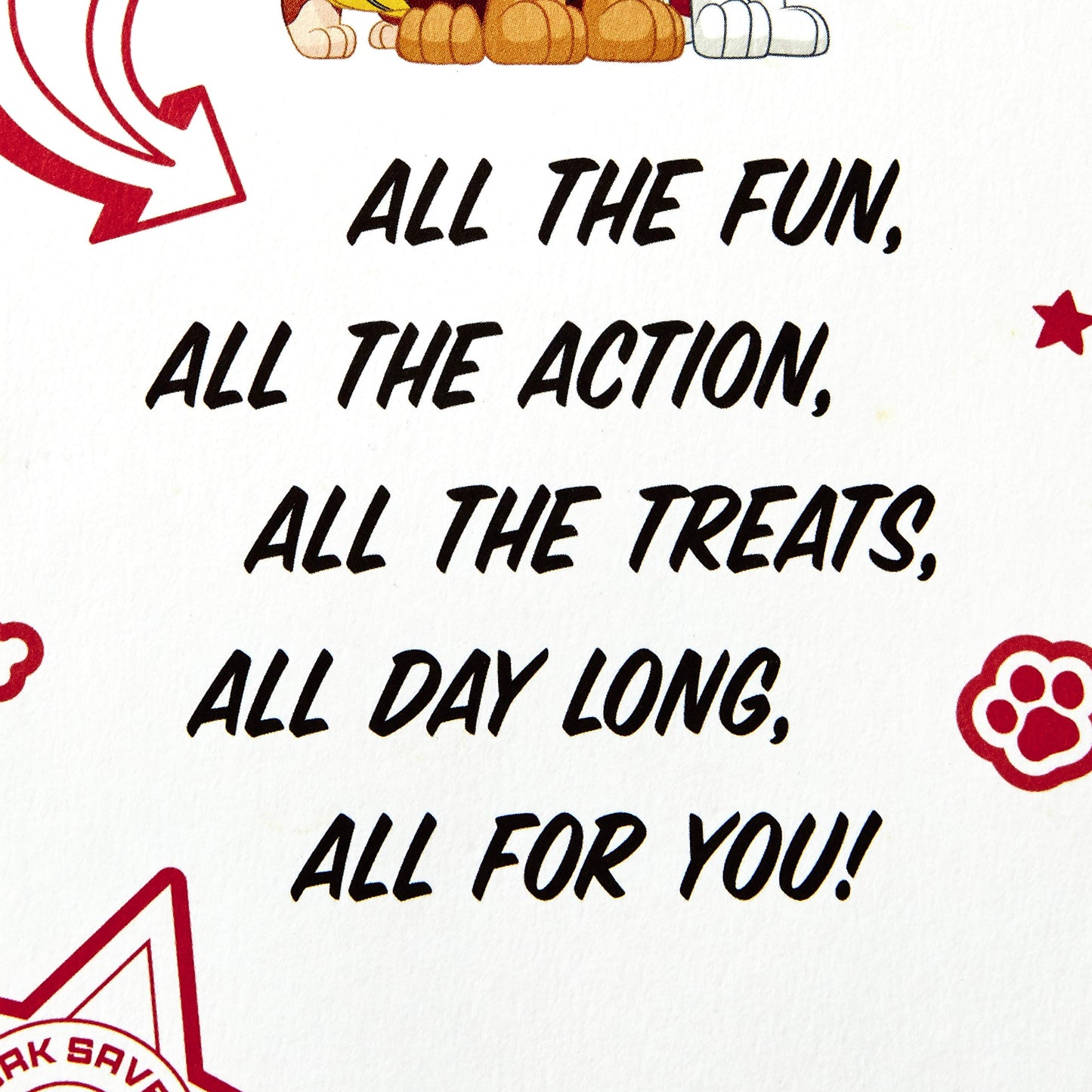 Hallmark Paw Patrol Valentines Day Card for Kids with Stickers (Ready for Adventure)