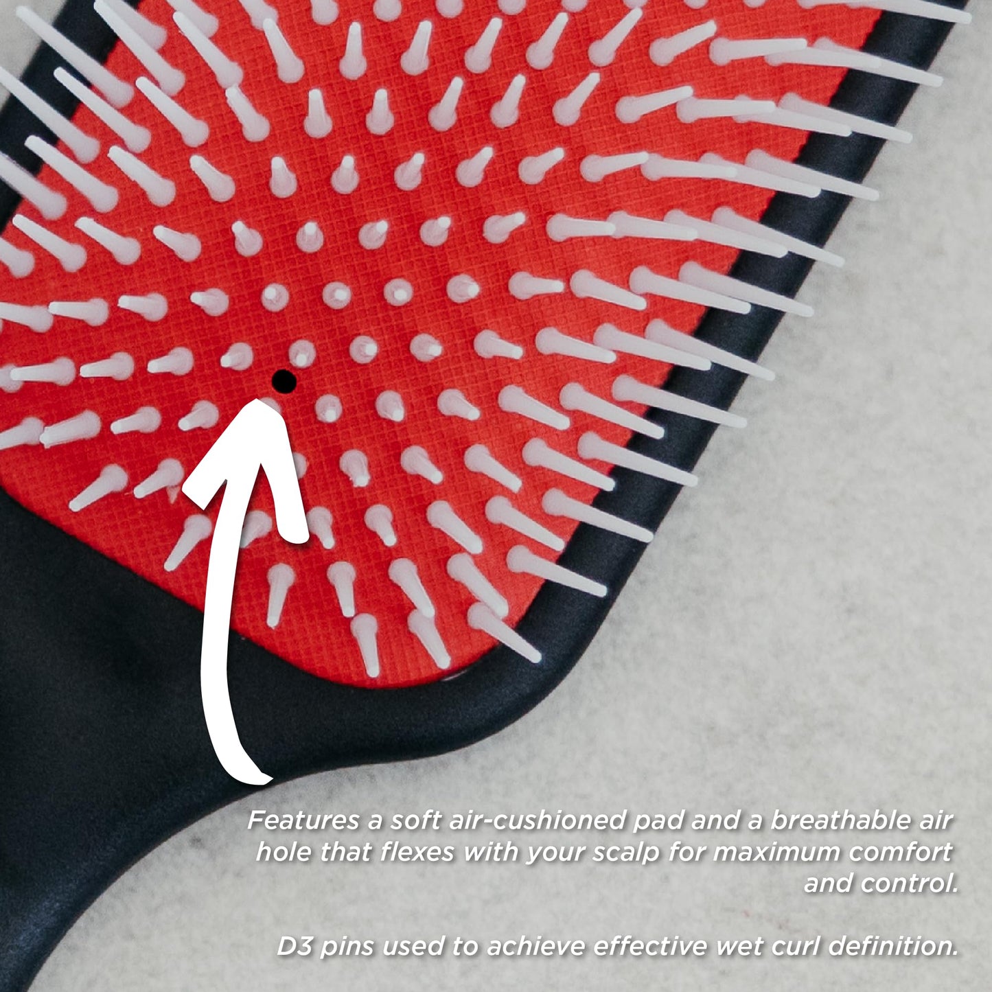 Denman Detangling & Styling Paddle Brush – Wet or Dry Hair Detangler & Styler for Curly, Coily, Straight, Thick & Long Hair – Ideal for Women & Men