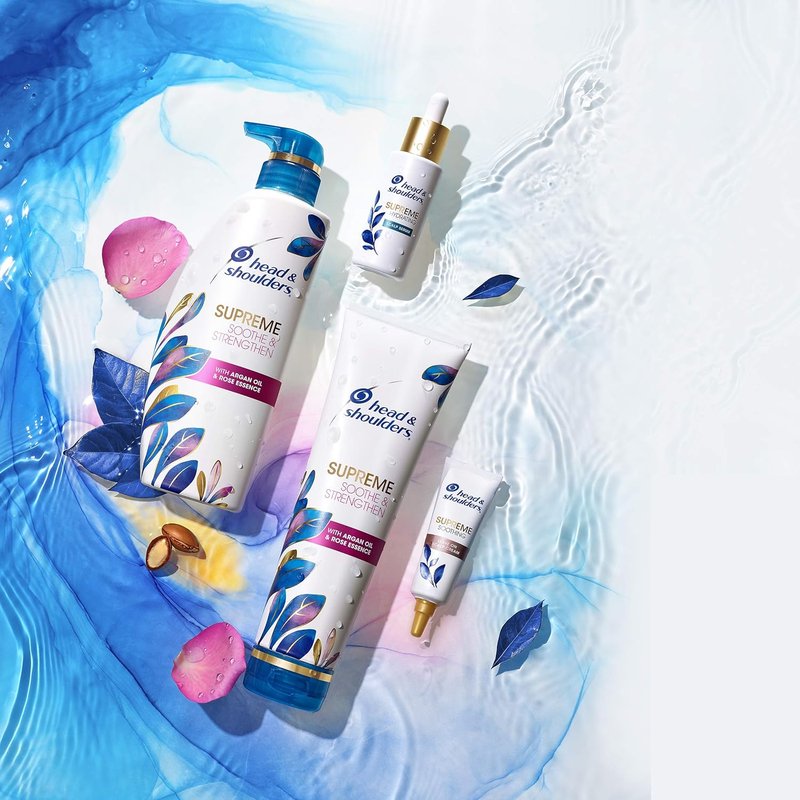 Head & Shoulders Supreme Hydrating Scalp Serum with Argan Oil & Vitamin E - 1.3 Fl Oz