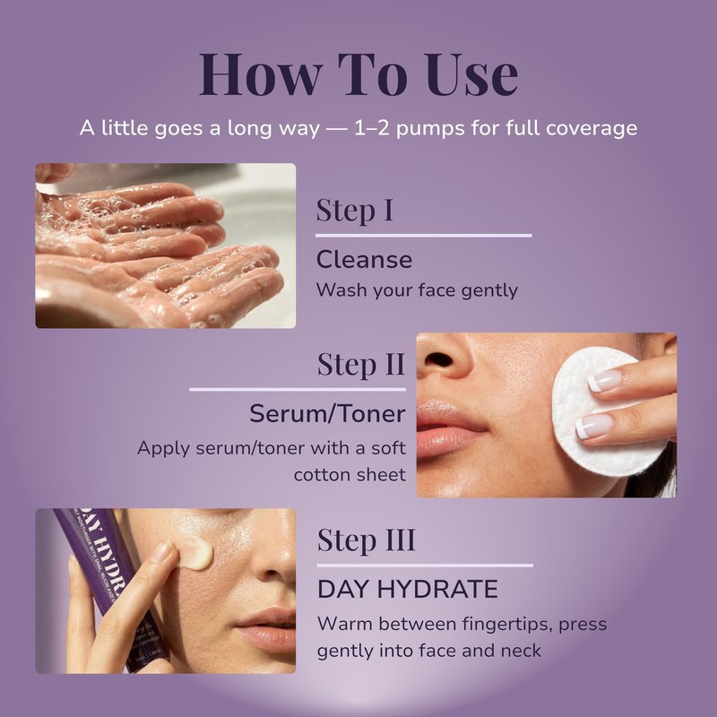 edandi ed&i DAY HYDRATE Daily Face Moisturizer With Snail Mucin & OceanDerMX, Hydrating Moisturizer for Fine Lines, Firming & Radiance, Daily Facial Moisturizer for Dry Skin Face - 1.69 oz