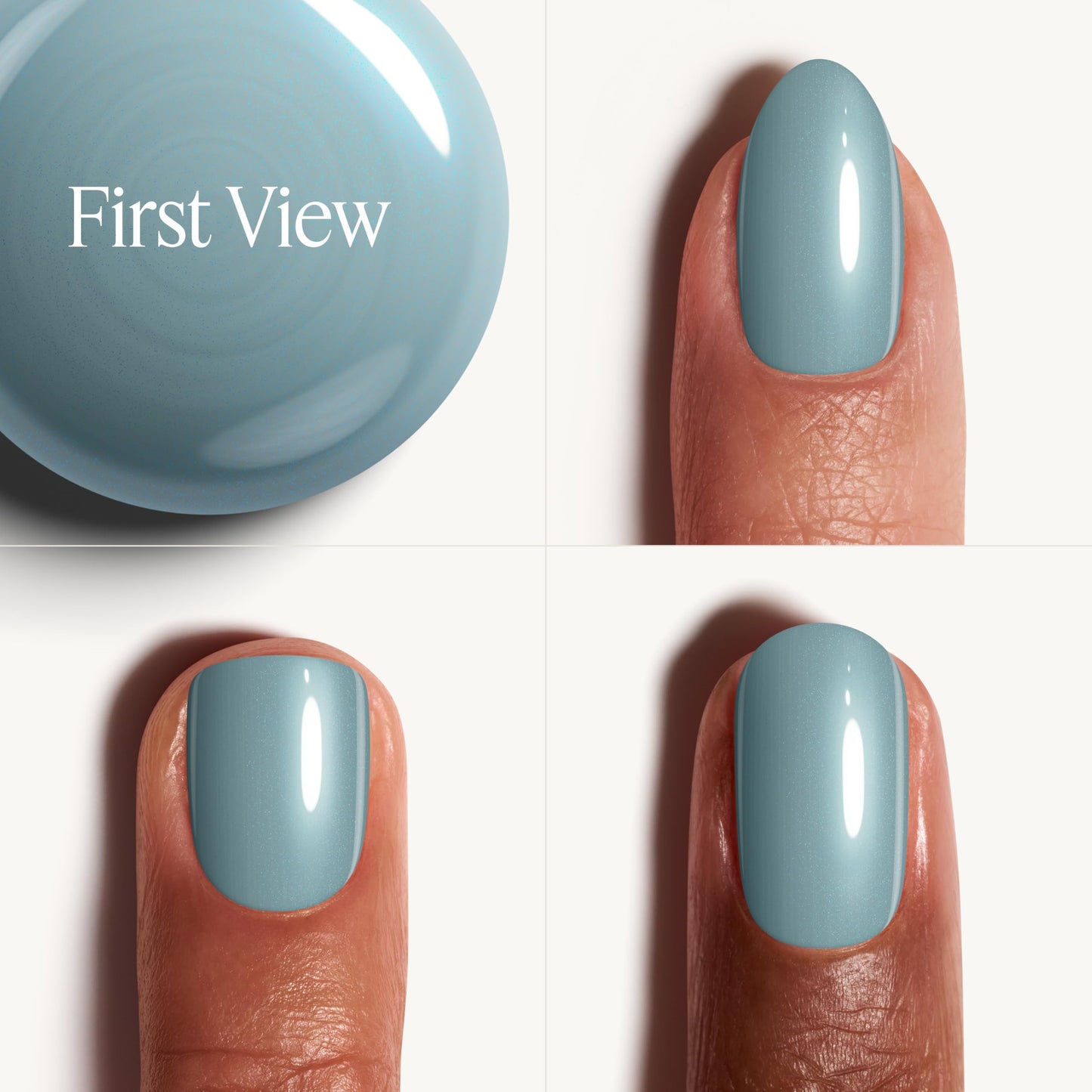 essie Gel Couture 2-Step Longwear Nail Polish, First View, Blue Nail Polish, 0.46 fl. oz.