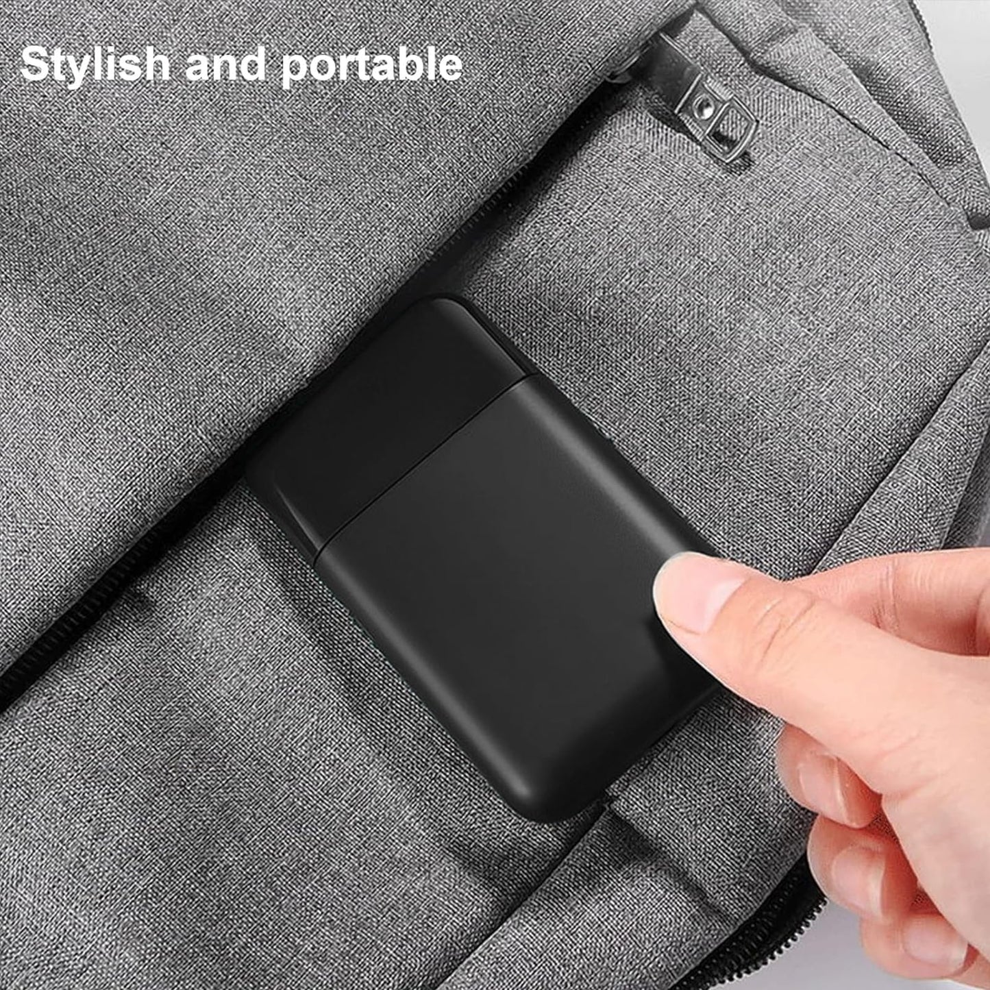 Foil Shaver for Men Multifunction Stubble Trimmer with Pop-Up Sideburn Razor Cordless USB Rechargeable Mini Travel Shaver for Beards & Facial Hair