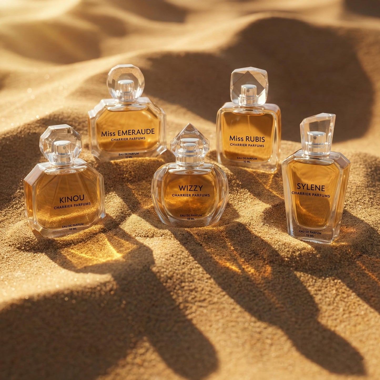 Charrier Parfums - 5 Eaux de Parfum Prestige Gift Box - 50 ml - Made in Provence, France