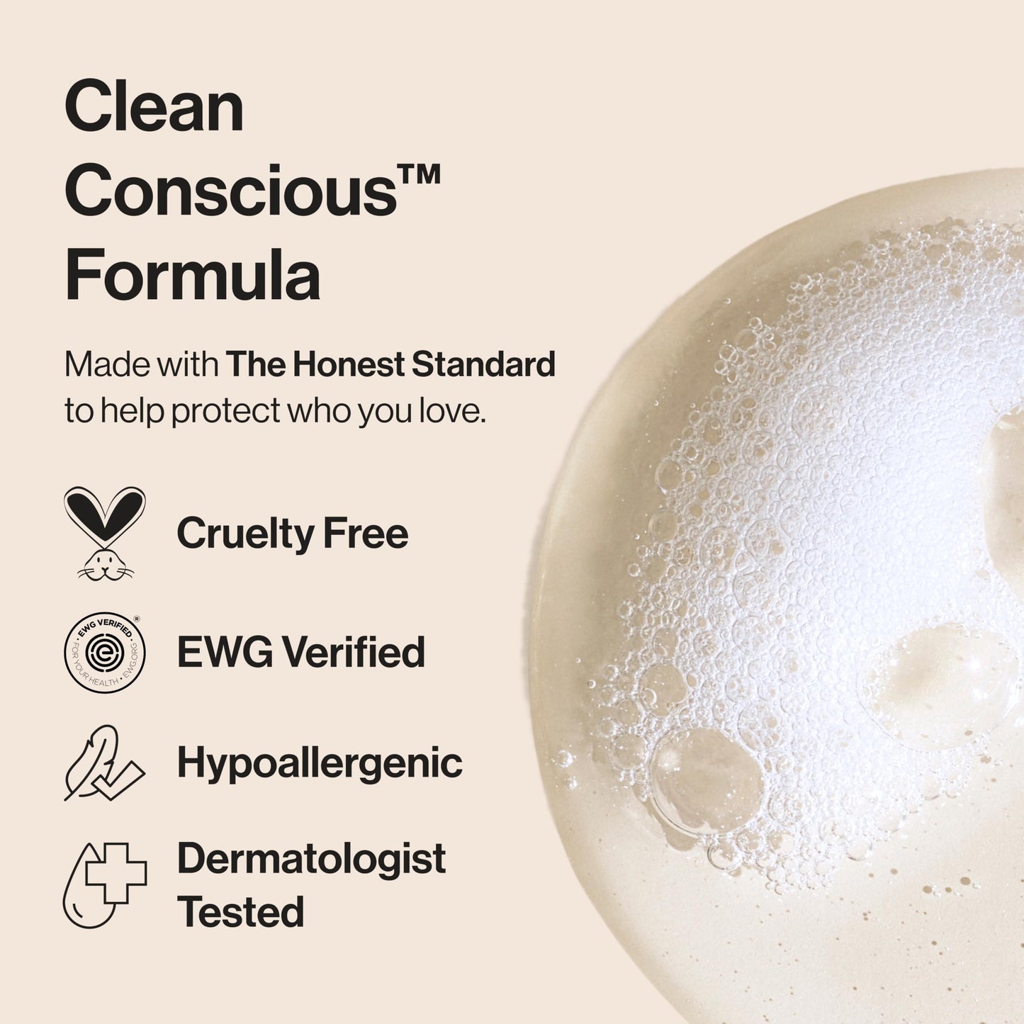 The Honest Company 2-in-1 Baby Shampoo & Body Wash, Fragrance-Free, Gentle, Tear-Free, Hypoallergenic, Naturally Derived, Sensitive Skin, 18 fl oz