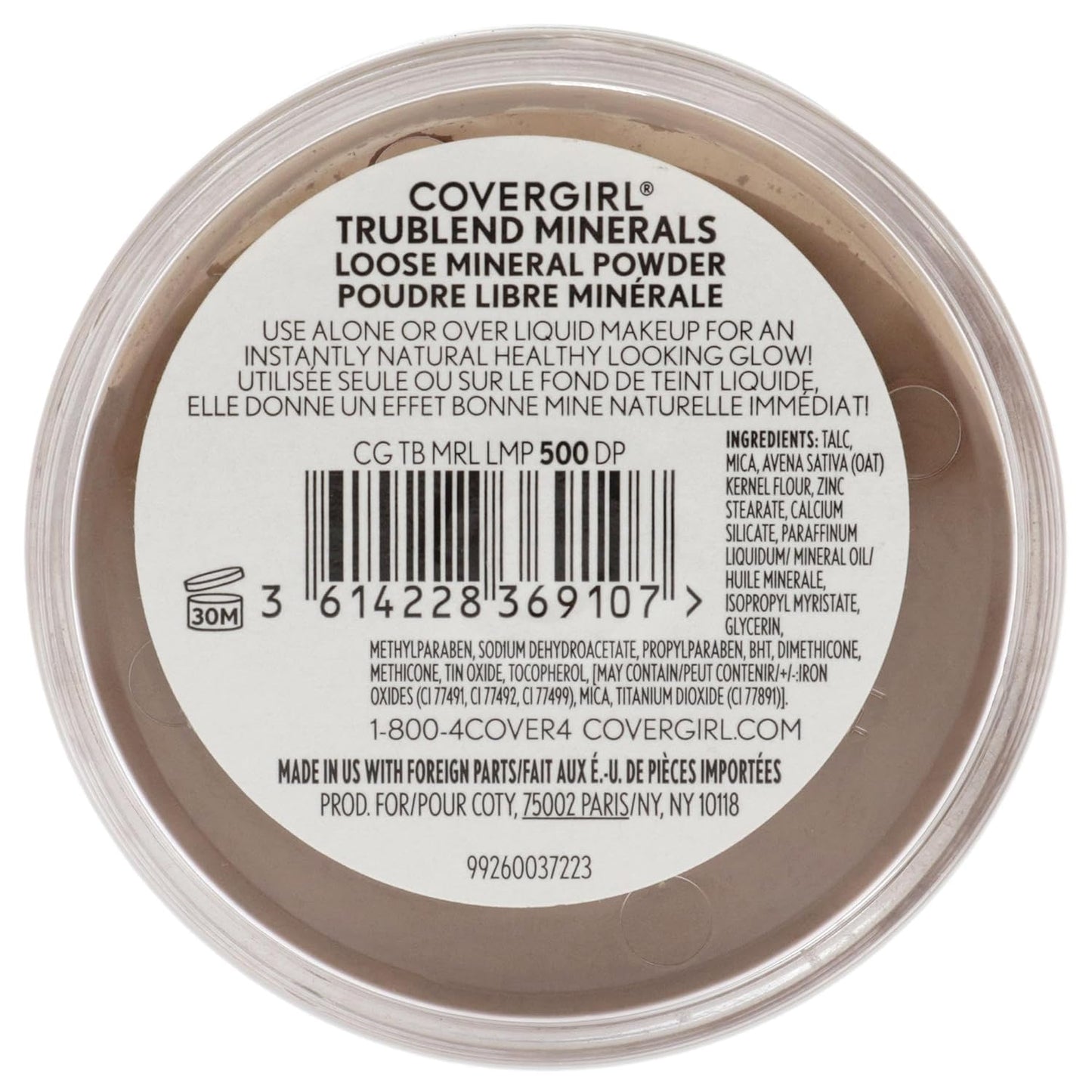 COVERGIRL TruBlend Loose Mineral Powder - Deep Shade | Lightweight, Flawless Finish (Pack of 2)