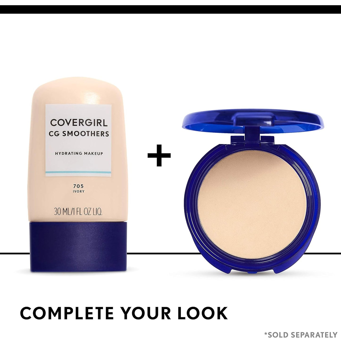 COVERGIRL Smoothers Pressed Powder, Translucent Medium 715, 0.32 Ounce (Packaging May Vary)