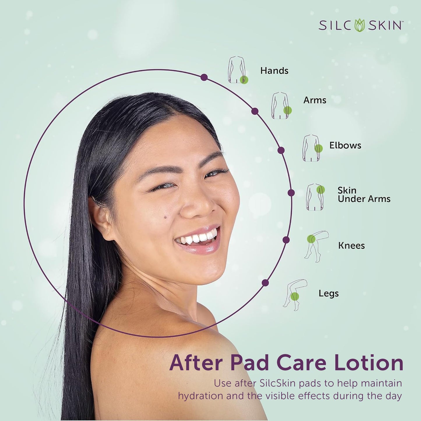Silcskin Hand And Body Treatment Water Based Lotion For Crepey Skin And Fine Lines With Medical Grade Silicone, 2 Oz Pack Of 2