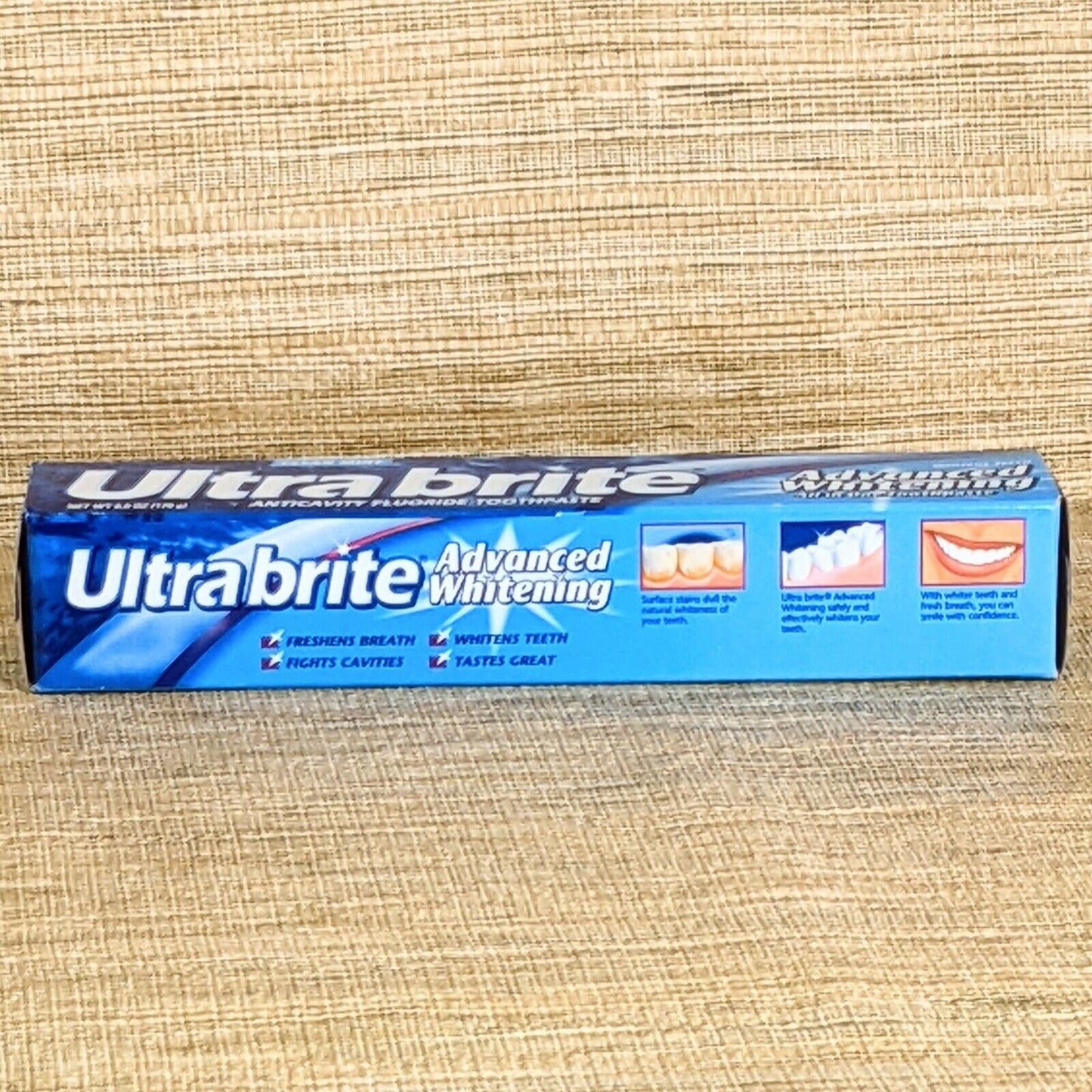 Ultra Brite Advanced Whitening Toothpaste Clean Mint 6 oz (Pack of 7)
