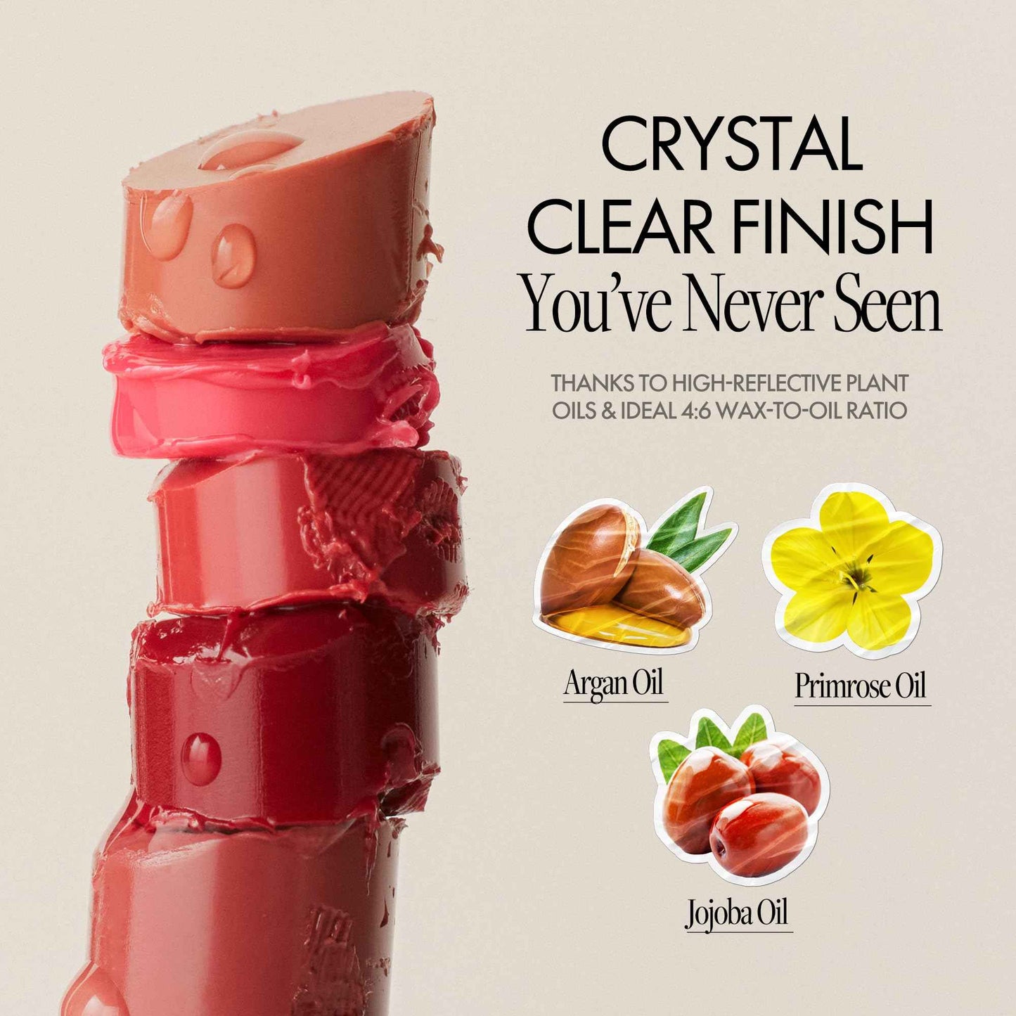 Glasting Melting Balm - High-Shine, Hydrating Tinted Lip Balm - Buildable Gloss & Vegan Formula - Korean Glossy Lip Balm with Shea Butter 0.12 oz (#12 Veiled Rose)