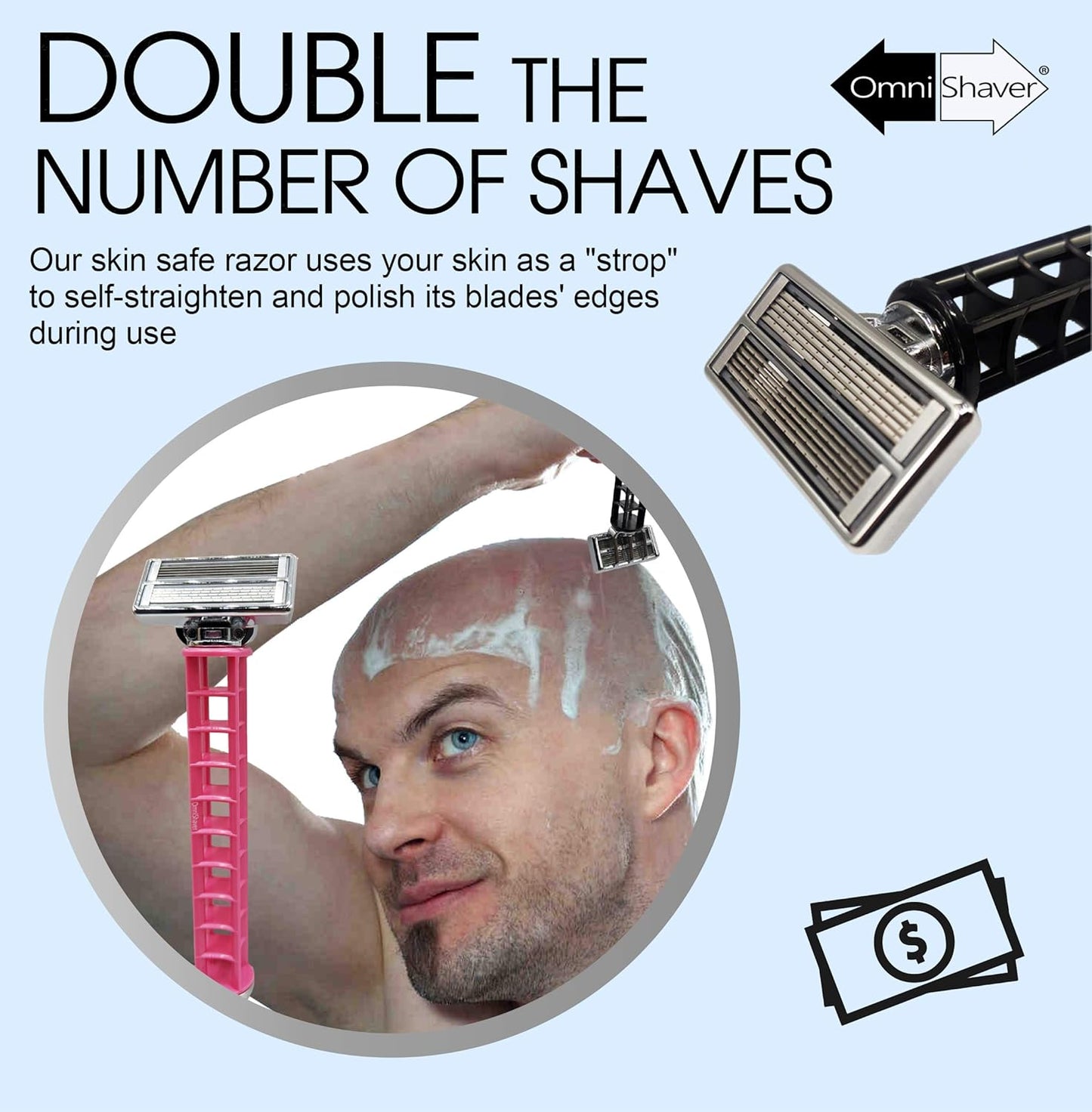 OmniShaver Precision Touch-Up Kit - Grooming Edger for Flawless Touch-Ups | Compact Design