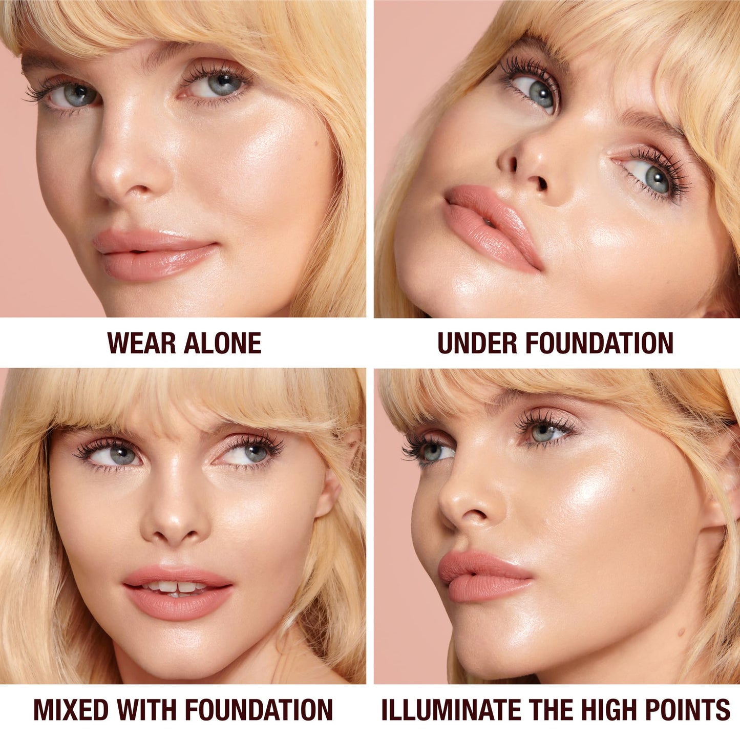 Charlotte Tilbury Hollywood Flawless Filter - Multi‑Use Makeup Primer, Complexion Booster & Illuminating Liquid Highlighter with Sheer Coverage - Smooths & Blurs Skin - 4 Medium