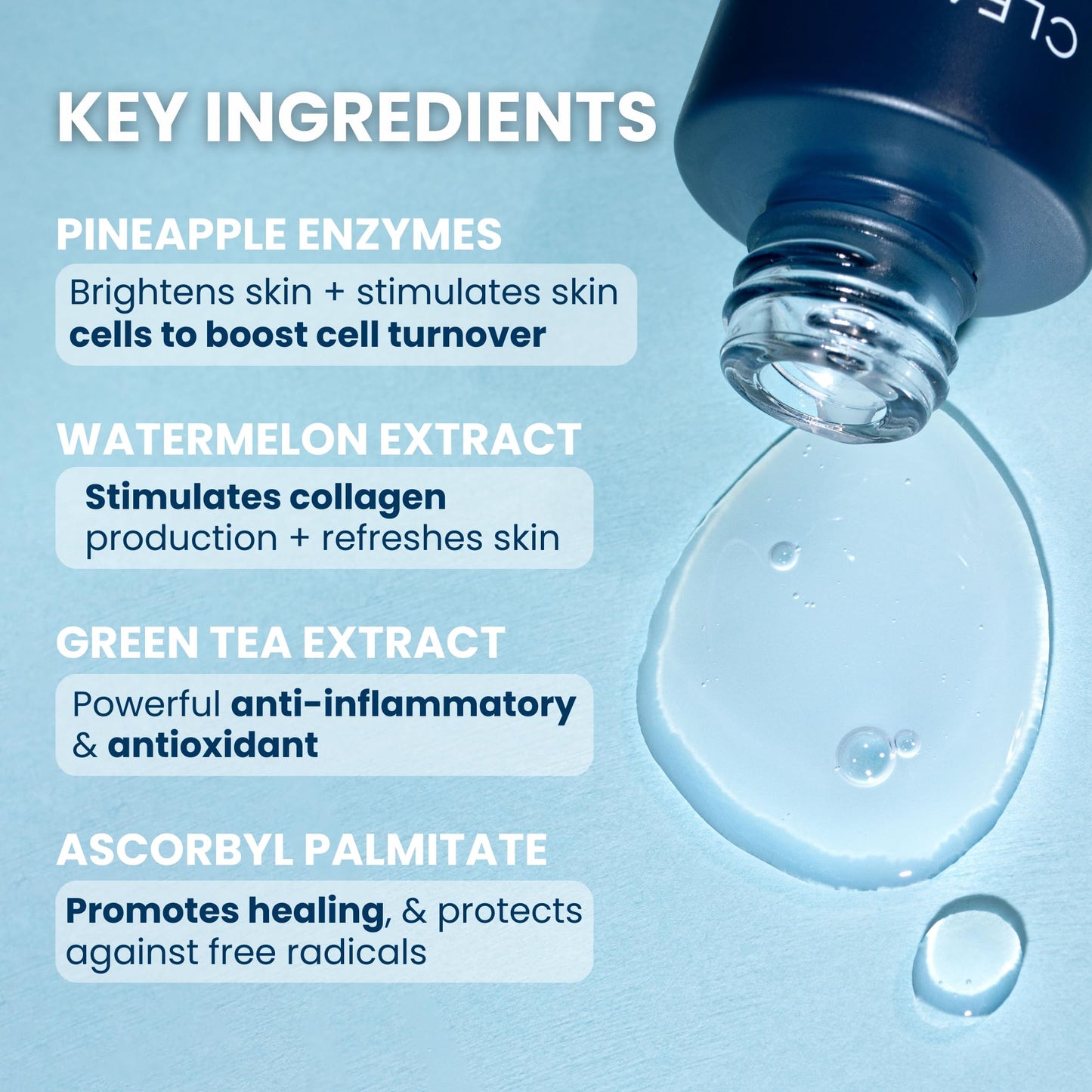 Clean Skin Club Vitamin C Serum & Brightening Booster, Vitamins A, E, D & K, Anti Aging Collagen Clear Facial Care, Glow, Scars, Sun Damage, Age