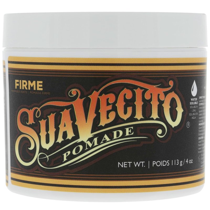 Suavecito Pomade - Strong Hold Hair Pomade for Men | 4 oz, 2 Pack - Medium Shine, Water-Based, Flake-Free