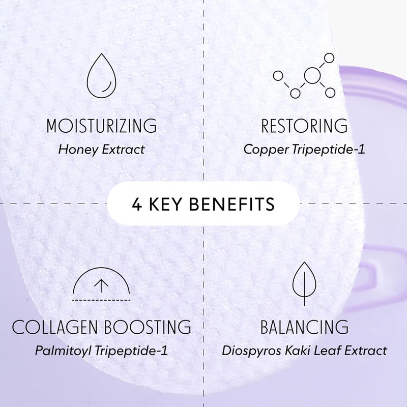 MicroCellular Moisturizer - Korean Skincare Collagen Boosting & Anti-Aging - Pre-soaked Veocell Embo Bamboo Pad