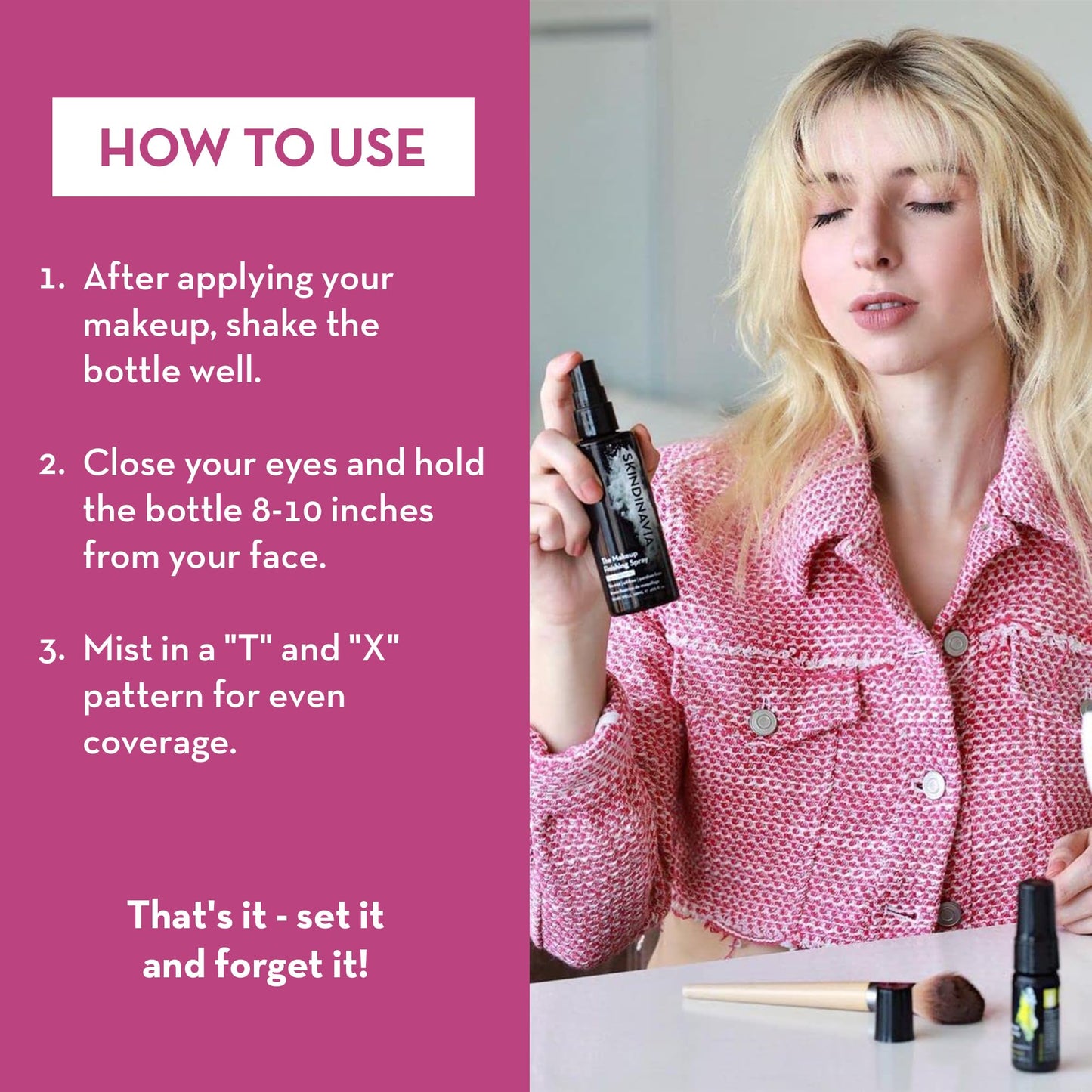 Skindinavia The Makeup Finishing Spray, Classic Makeup Setting Spray, 4 oz