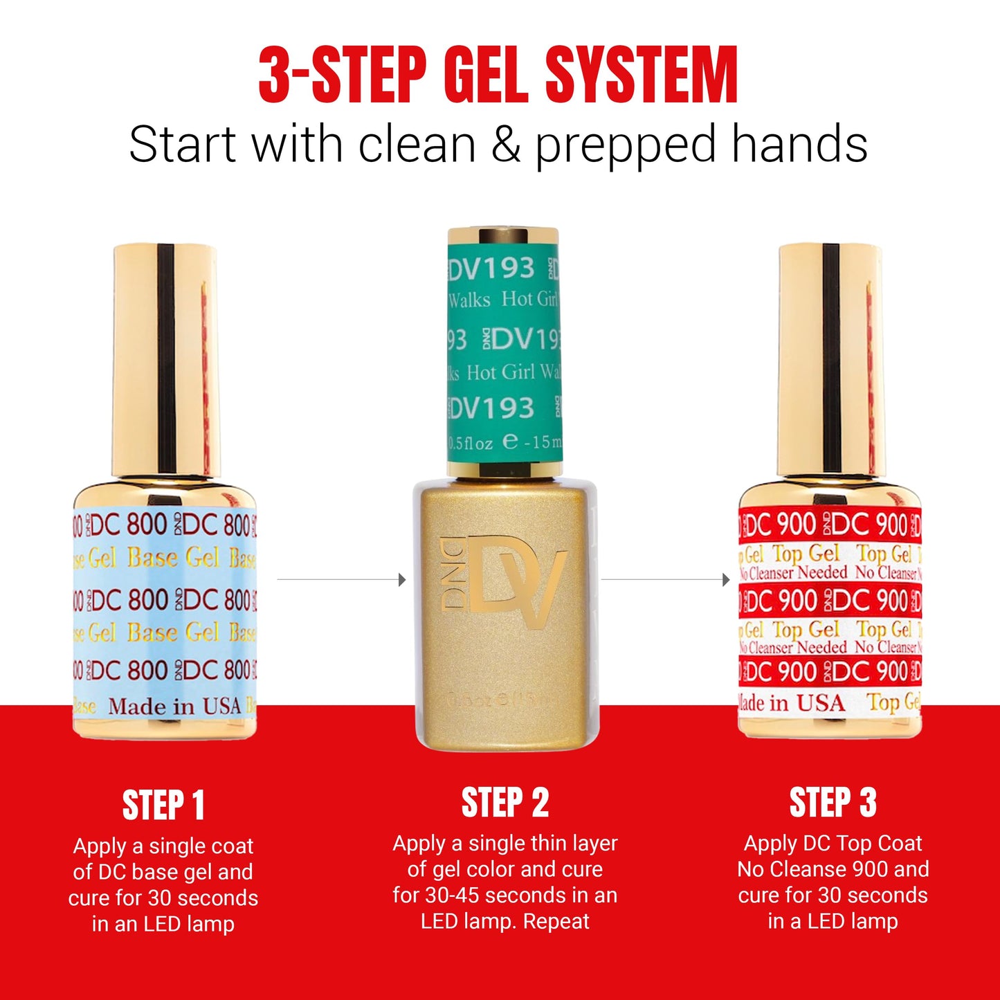DND Diva Gel Polish Set, First Class Collection, UV/LED Gel Polish and Air Dry Nail Lacquer, Matching Chip-Free Polish Duo, 204 Marigold, 0.5 Fl Oz