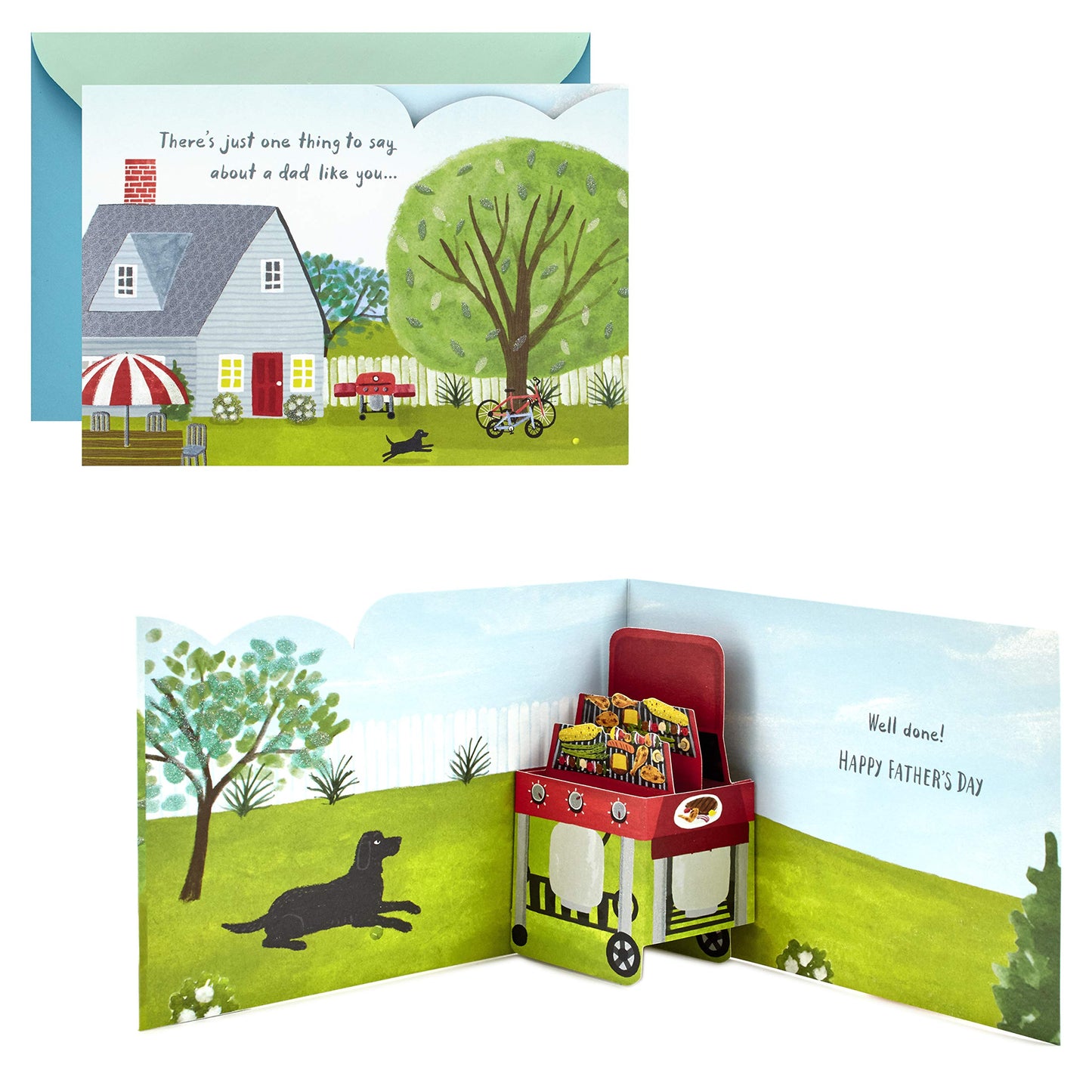 Hallmark Paper Wonder Pop Up Fathers Day Card (Barbecue) (599FFW2027)