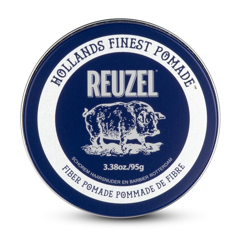 Reuzel Fiber Pomade - Firm Hold & Pliable Styling | Water Soluble, Low Shine, Easy Wash Out for All Hair Types