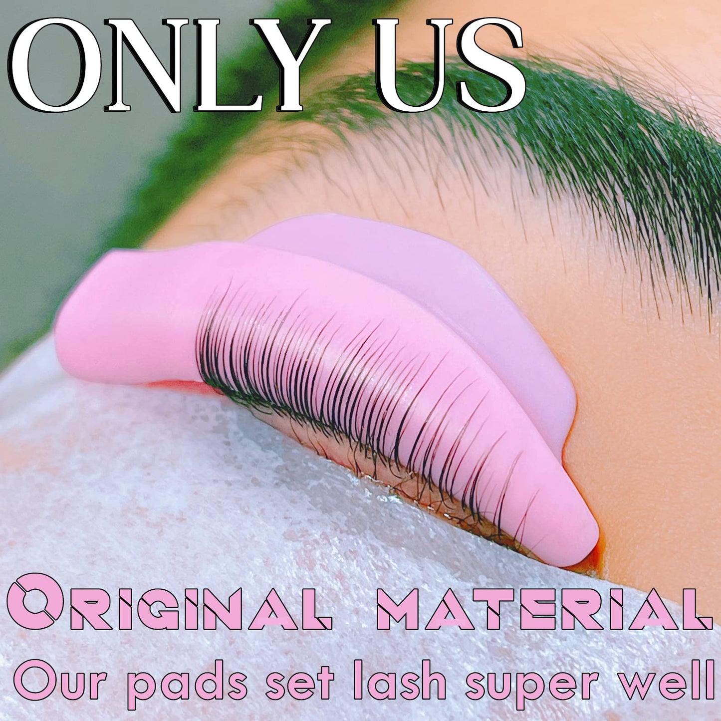 Lash lift Pad, Eyelash Perming Rod, Soft Lash Lamination Curler Shield Mega L Curl, 6 Size Lash Lifting Pads Fit All Eyes and Lashes, Lamination Roller Give Eyelashes Super Curl Never Pops Off Eyes -100 Applications Perming Guards Rods Roller (Mega L Pads