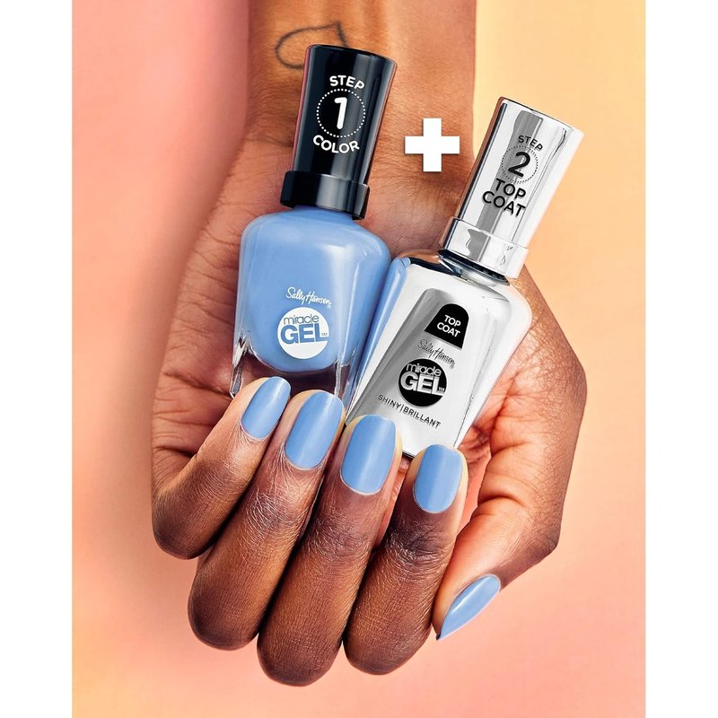 Sally Hansen Miracle Gel - Mauve-olous Nail Polish Duo | Long-Lasting Gel-Like Formula, No UV Lamp Needed