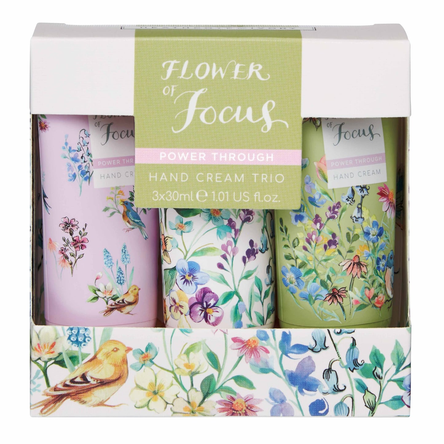 Heathcote & Ivory Lavender Fields Hand Cream Collection, 3 x 30ml Hand Cream
