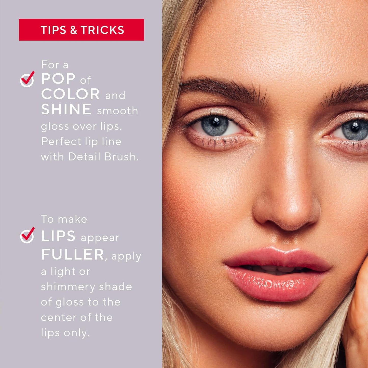 Mirabella Luxe Matte Lip Gloss - Long-Wear, Non-Drying Formula | Angelic Nude Pink