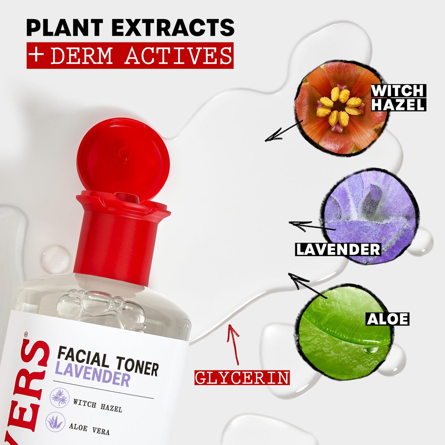 THAYERS Alcohol-Free, Hydrating Lavender Witch Hazel Facial Toner with Aloe Vera Formula, Vegan, Dermatologist Tested and Recommended, 12 Oz (Packaging May Vary)