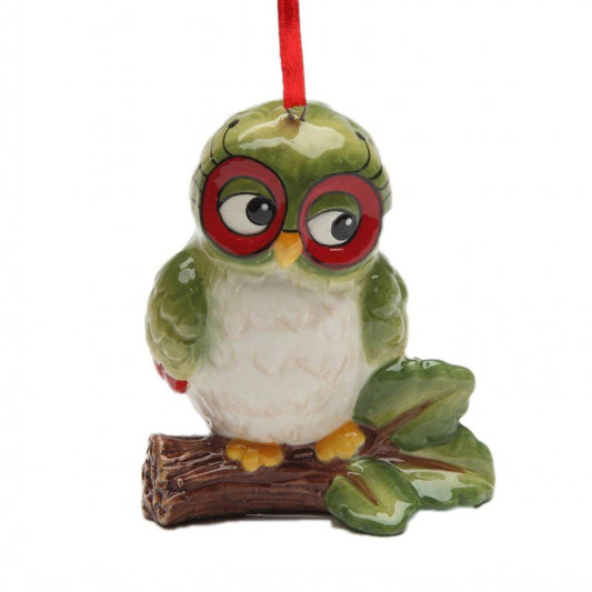 Cosmos Gifts 10903 Owl on Branch Ornament, 3-Inch