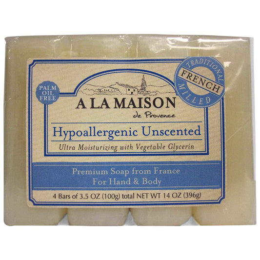 A La Maison Bar Soap Valu Pak Unscntd 4/3.5 Oz