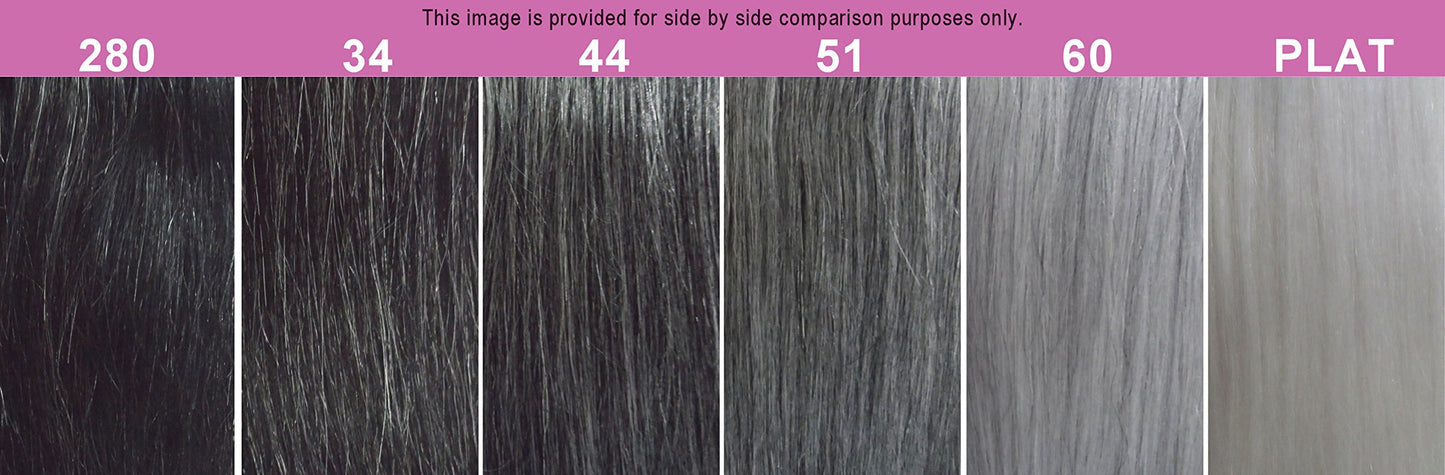 FOXY SALON WEAVE - STRAIGHT10 (Foxy Silver - Weave) - Human Hair Weave in 34
