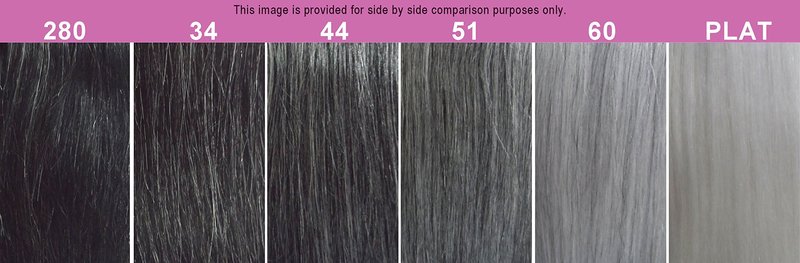 Foxy Silver (Weave - HH Yaki Straight) 08 inch - 100% Human Hair Weave in Platinum