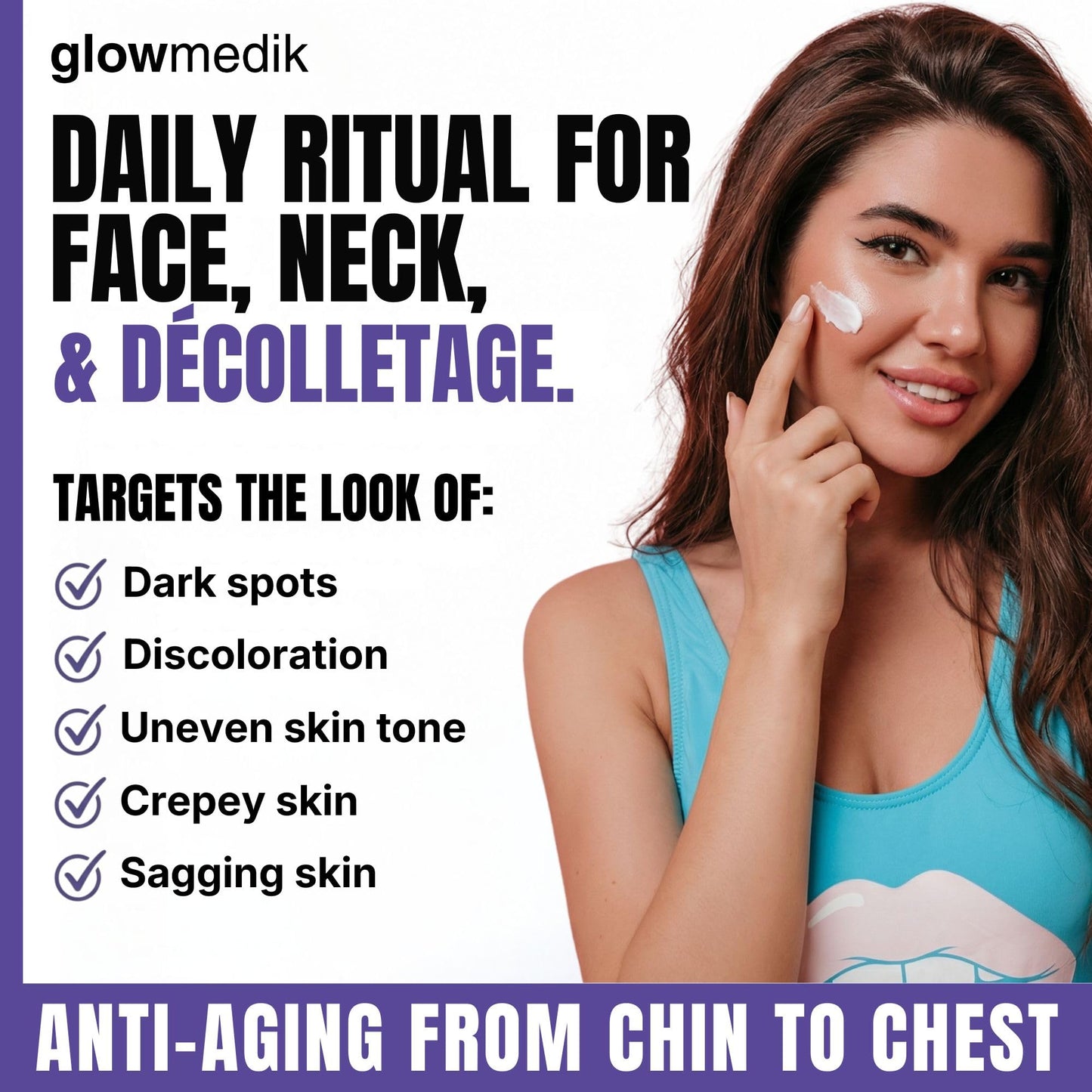 Glowmedik Pro-Collagen Retinol Cream for Face - Anti-Aging Face Moisturizer