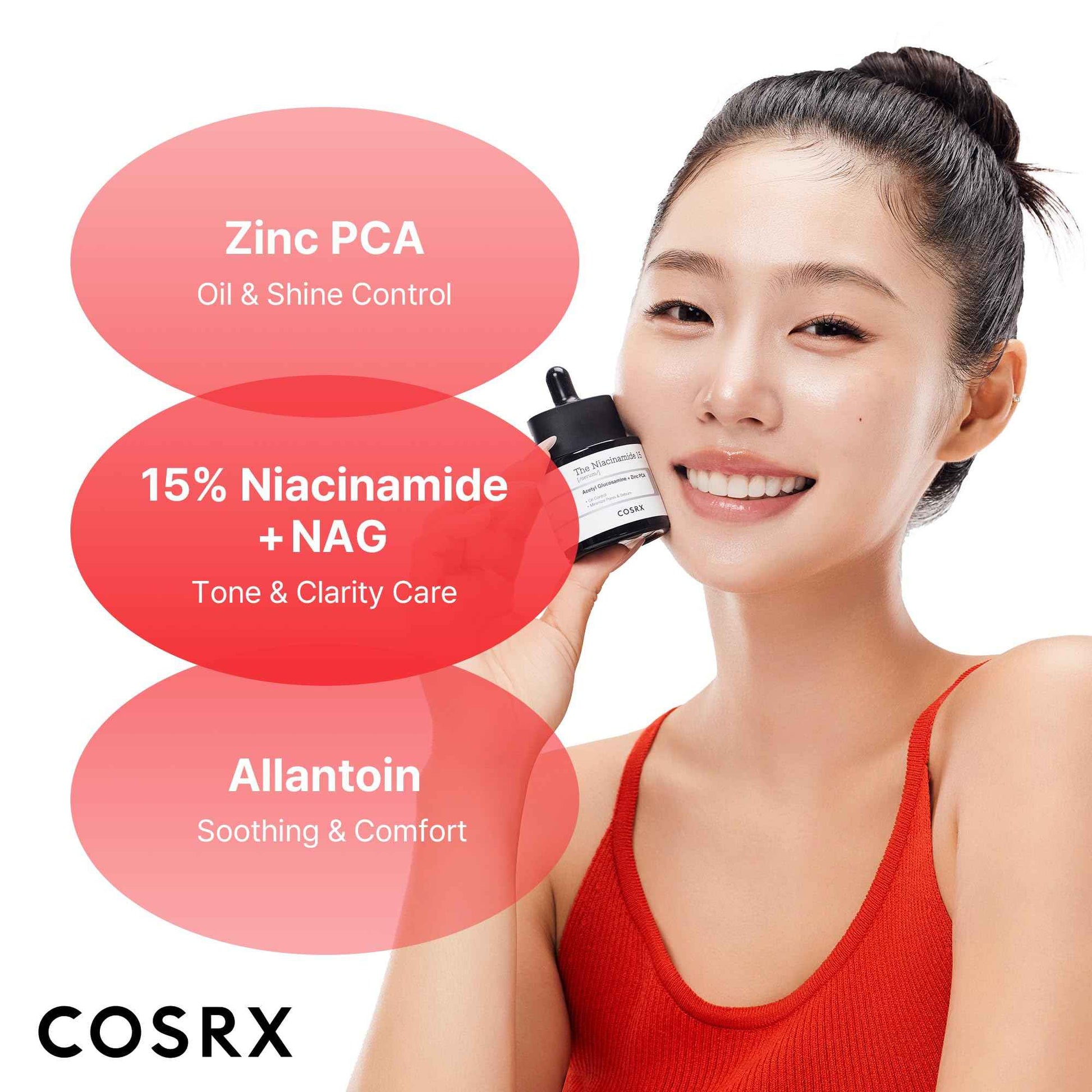 COSRX 15% Niacinamide Face Serum, 0.67 fl oz, Pore Minimizer Serum for Face, Even Skin Tone, Korean Skin Care, Stocking Stuffers, Gifts For Women