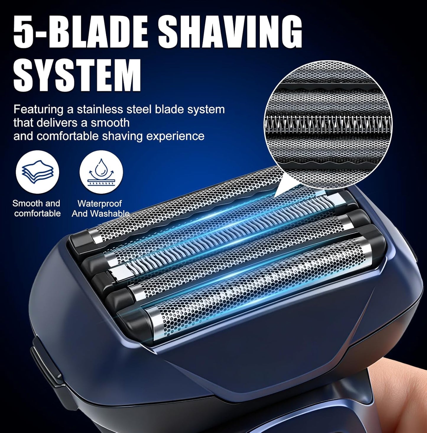 Panasonic ARC5 Shaver Replacement Foil Head - Compatible with ES-LV97-K, ES-LV67-K, ES-LV95-S, ES-LV65-S | 9032-1PC