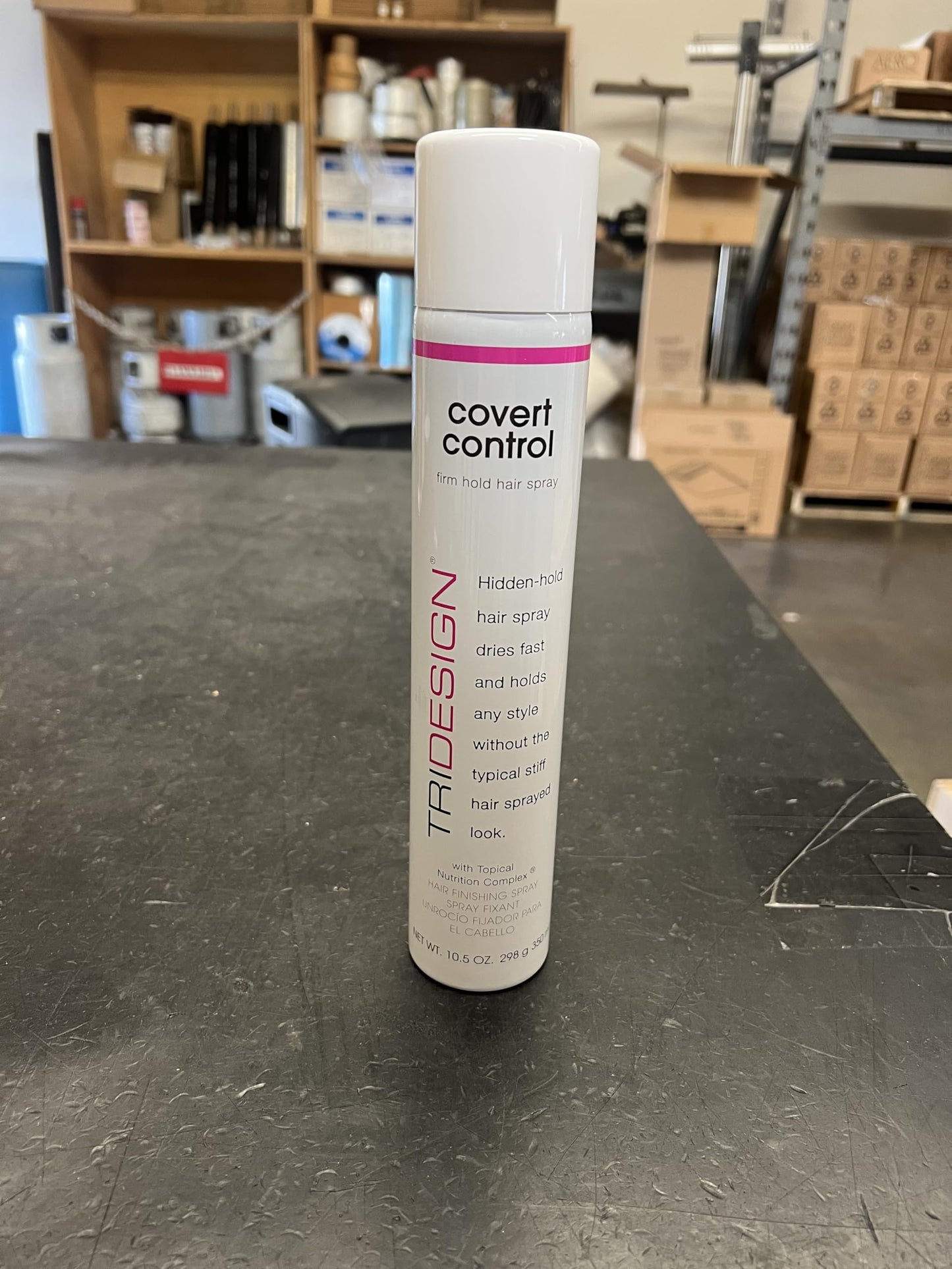 TRIDESIGN Aerogel & Covert Control Holding Hair Spray - Hairspray for Women & Men, Texture Spray for Hair of All Types, Provides Hidden Control Hair Products, 10.5 Oz. Each Bottle