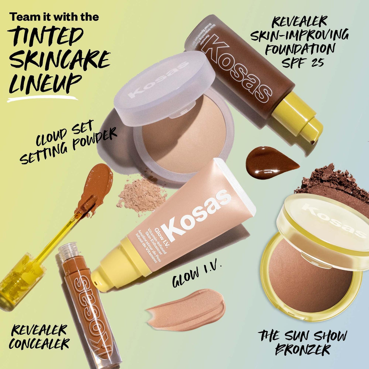 Kosas The Sun Show Glowy Warmth Baked Bronzer – Talc-Free Powder Bronzer for Face, Buildable Color, Natural Glow, Lightweight Finish, Paradise