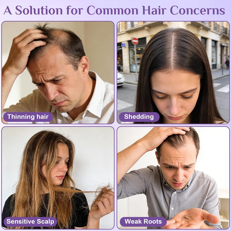 Rosemary Hair Growth Serum Roll-On | Rosemary Oil, Biotin, Anagain, Caffeine, Niacinamide | Fleird™ X7 Technology – Thinning Hair & Hair Fall – Thicker, Fuller Hair for Women & Men,1 Fl Oz (Pack of 2)
