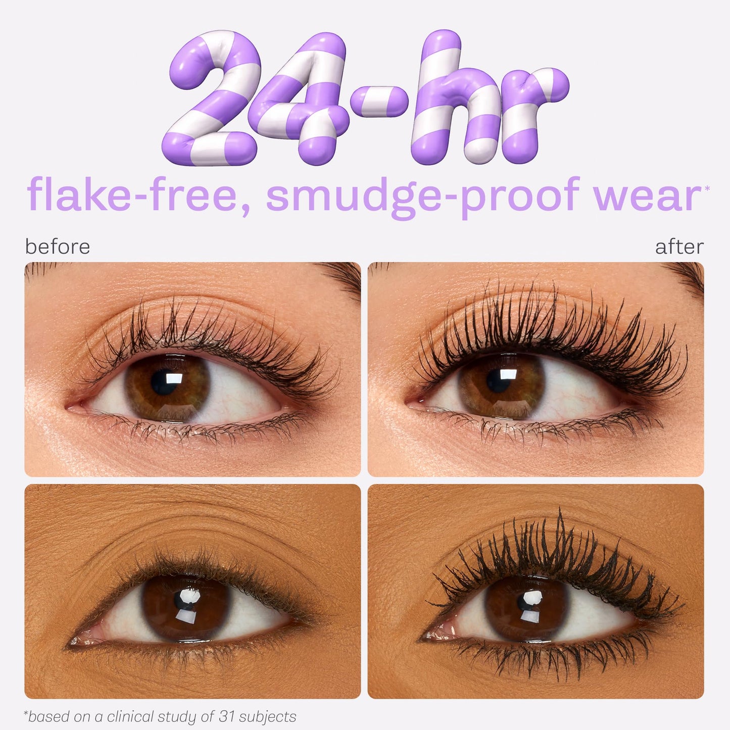 tarte tartelette tubing mascara – Lash Extensions in a Tube, Easy-to-Remove Eye Makeup, Clinically Proven to Volumize & Curl, 24Hr Smudge-Proof Longwear, Vegan & Cruelty-Free, full size, brown